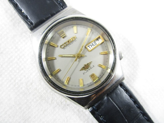 Original CITIZEN 21 JEWELS Day-date Automatic Japan Made Wrist