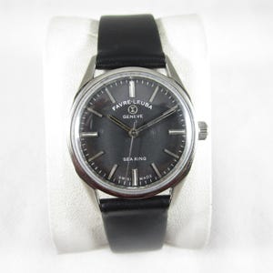 Original FAVRE-LEUBA Genève Sea King Hand-Winding Swiss Made Pre-owned Men&#39;s Vintage Watch #C483