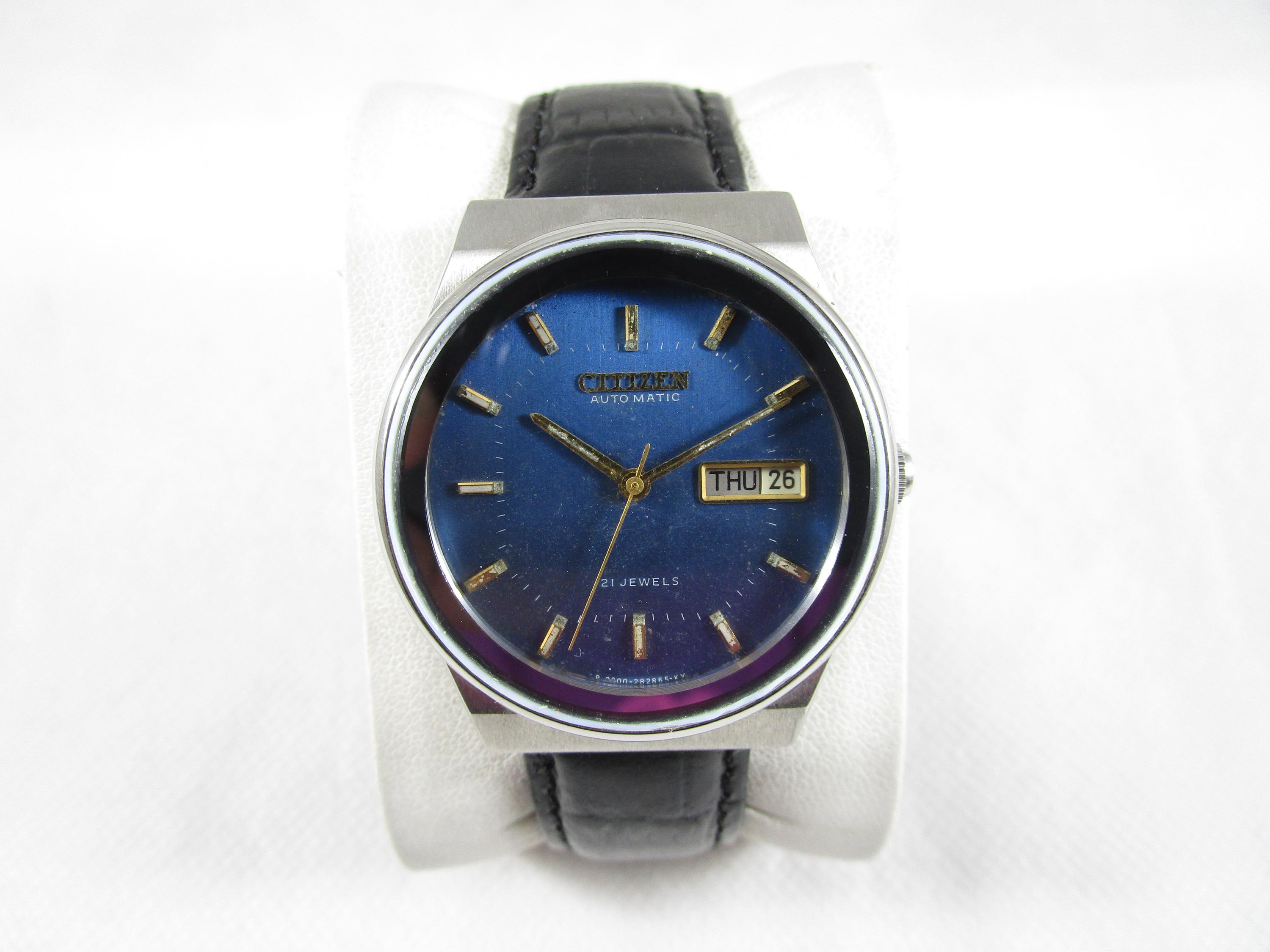 レトロ⭕昭和63年購入 ⭕ セジュール・クリング⭕CITIZEN Vintage CITIZEN 21 Jewels Automatic Day Date Japan Made Watch