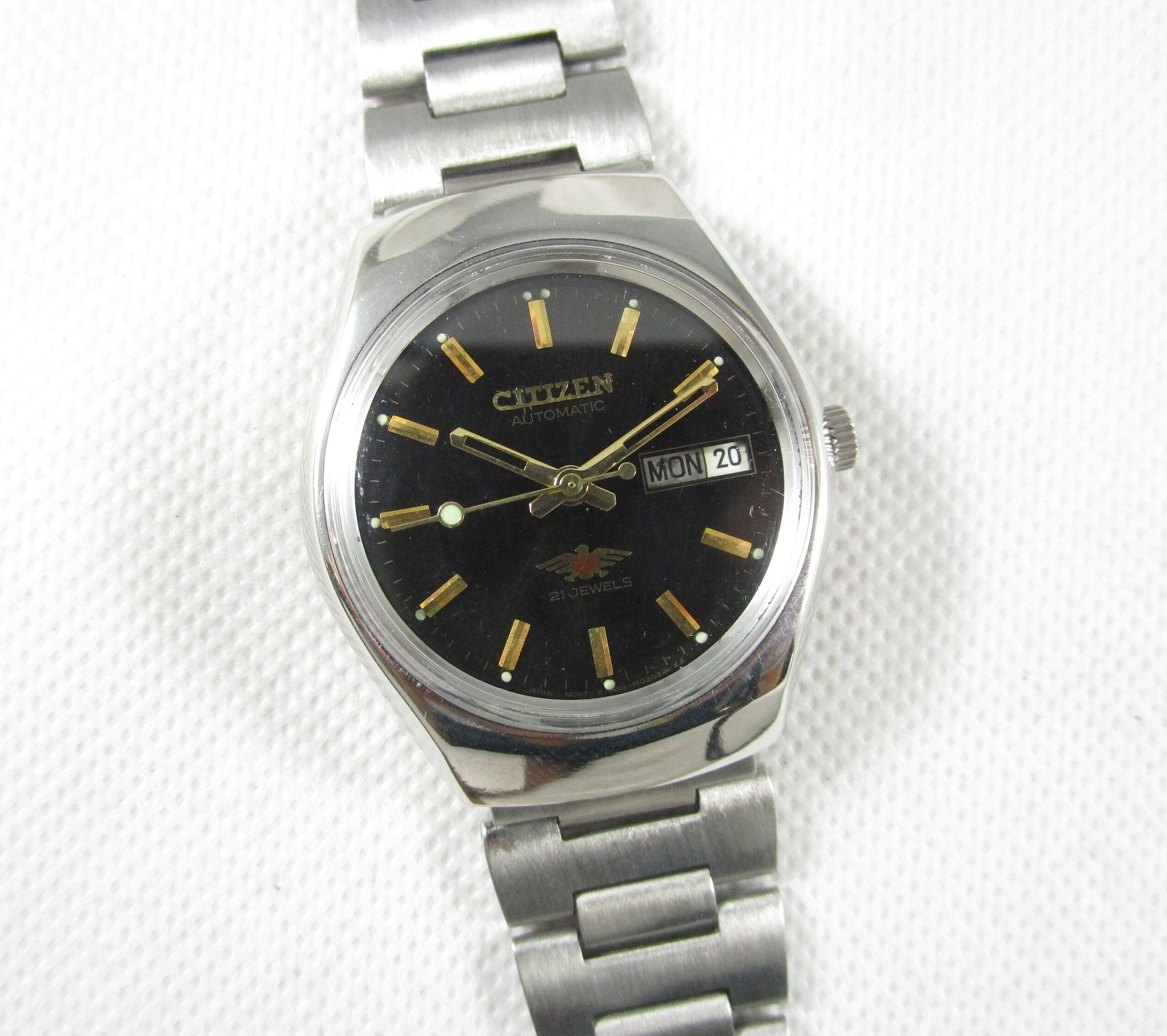 Original Vintage CITIZEN 21 Jewels Automatic Day Date Japan Original Vintage CITIZEN 21 Jewels Automatic Day Date Japan