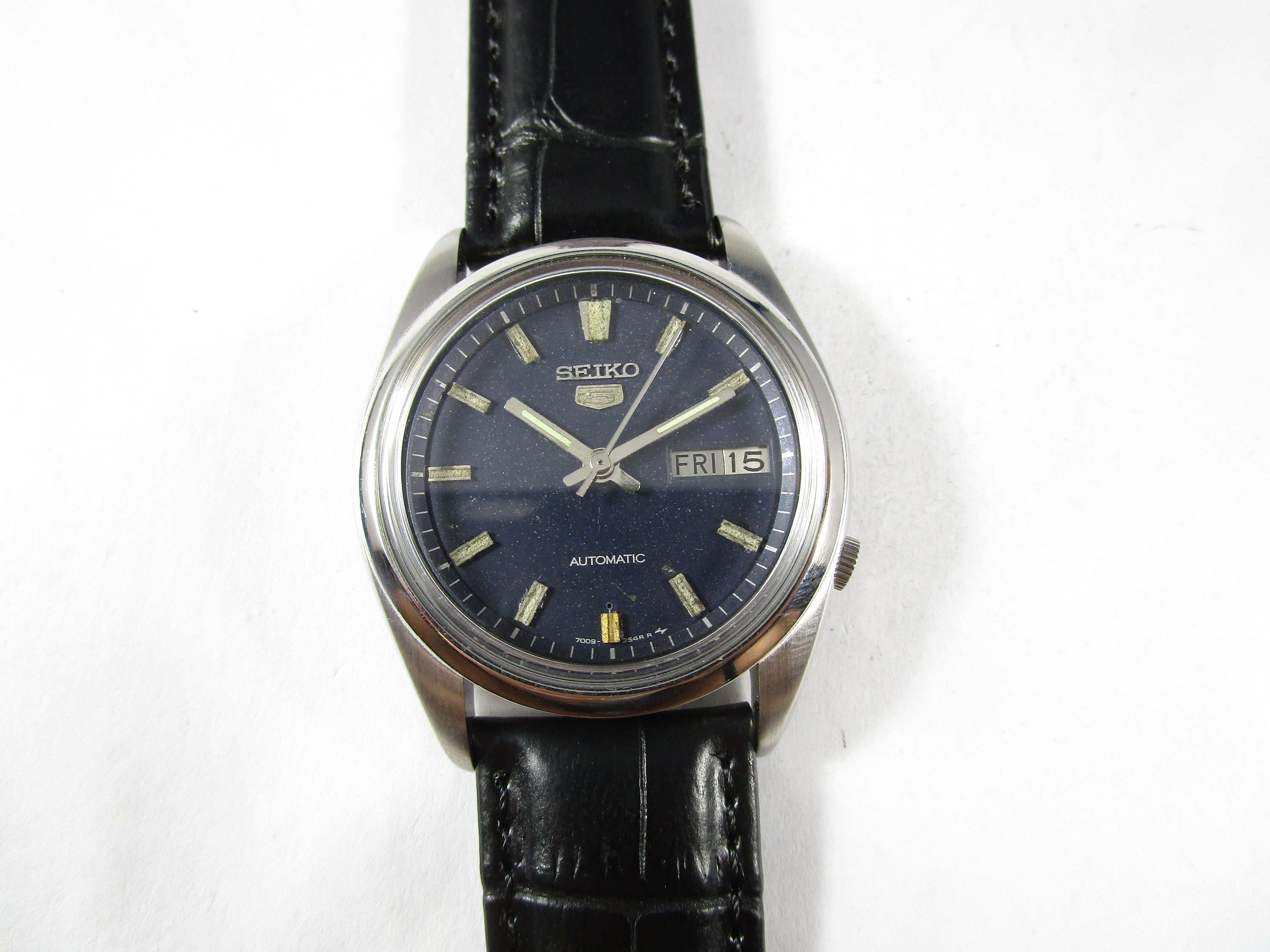 ORIGINAL SEIKO 5 Automatic Day Date Japanese Wrist Gent's | Etsy