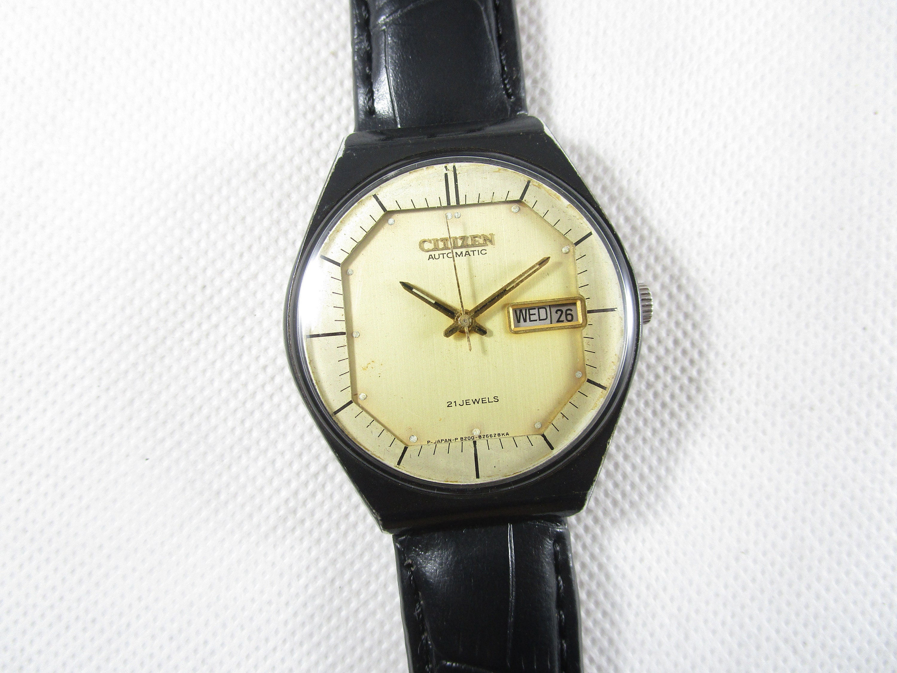 Original Vintage CITIZEN 21 Jewels Automatic Day Date Japan Made