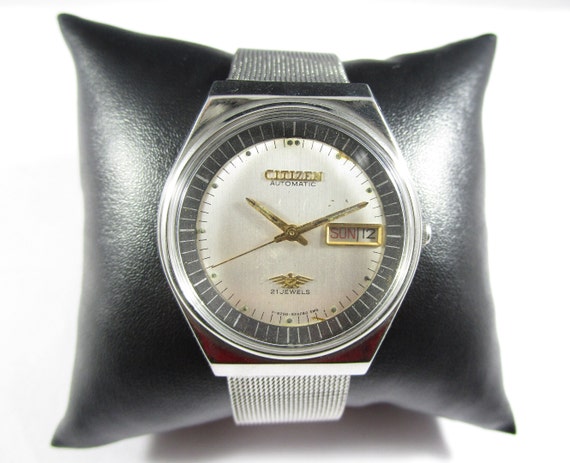 Original CITIZEN 21 JEWELS Day-date Automatic Japan Made Wrist