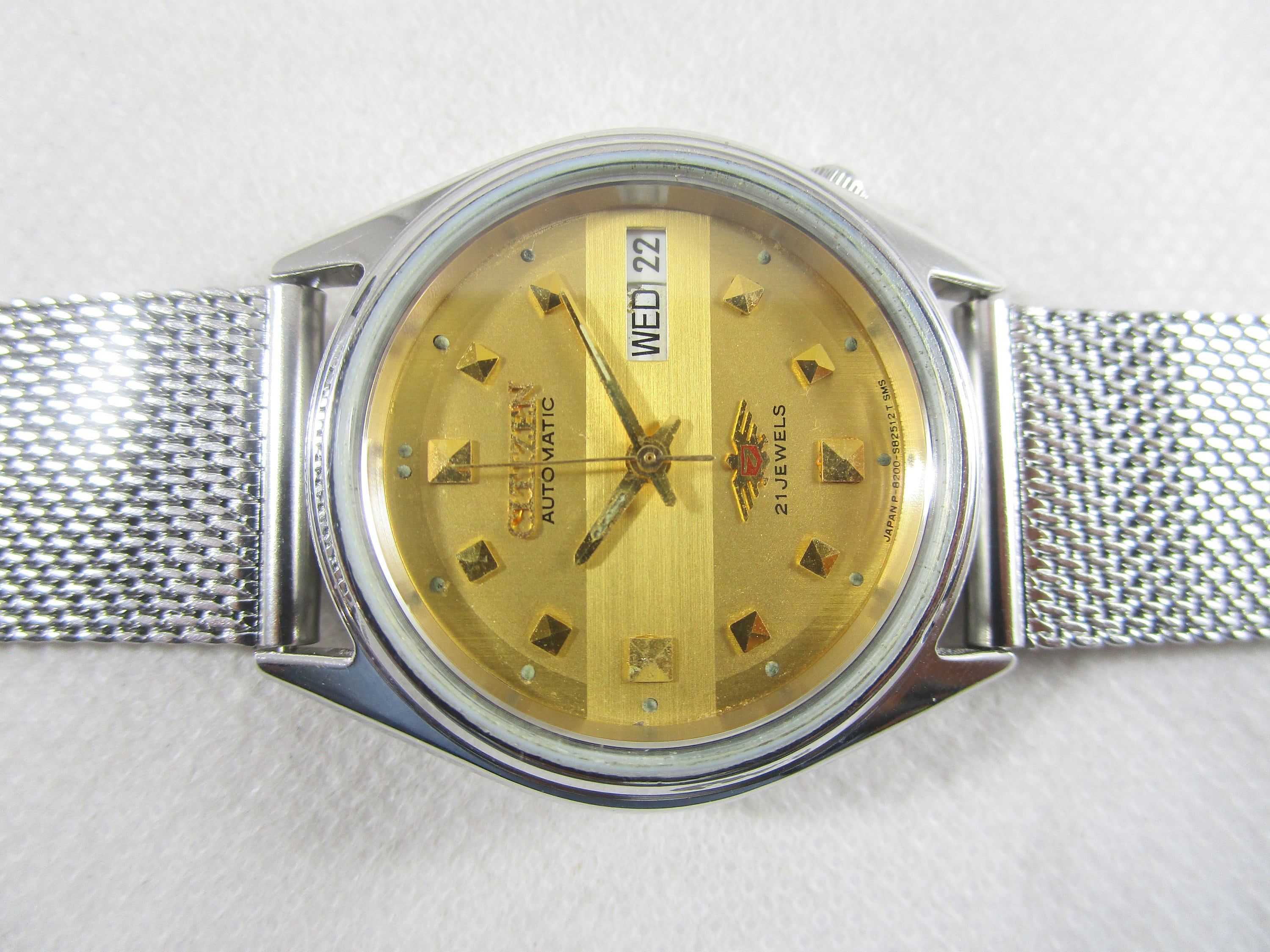 Original CITIZEN 21 JEWELS Day-date Automatic Japan Made Wrist