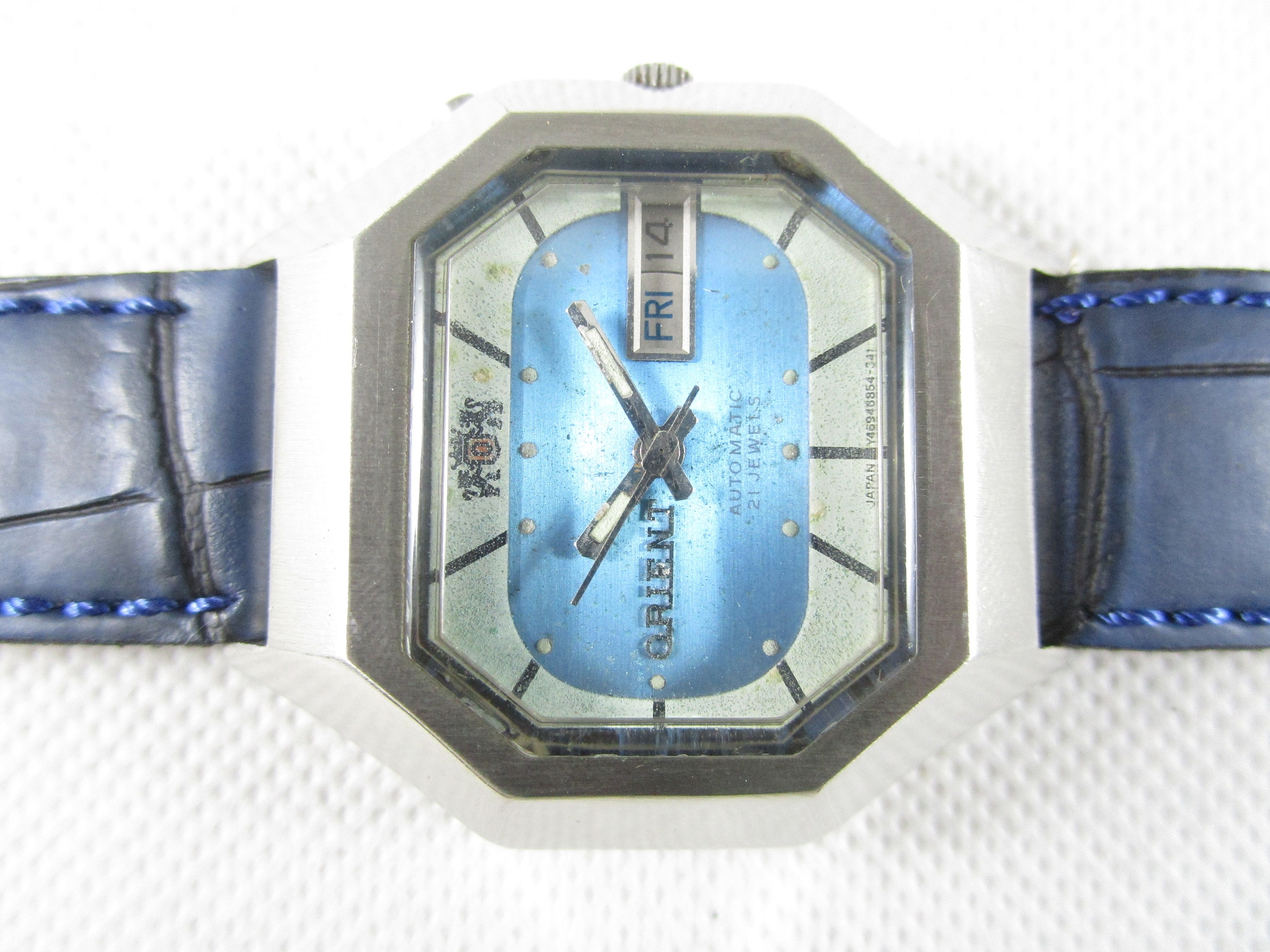 Vintage ORIENT 21 JEWELS Automatic Day-date Japan Made Wires Watch