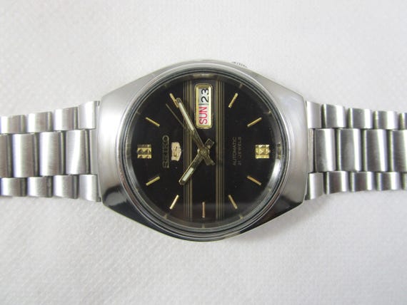 オリジナルヴィンテージ セイコー5 デイデイト 自動巻き 日本製