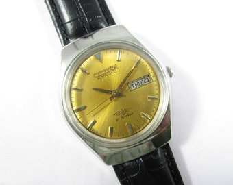 Original 100% Authentic VINTAGE CITIZEN 21 JEWELS Day-date