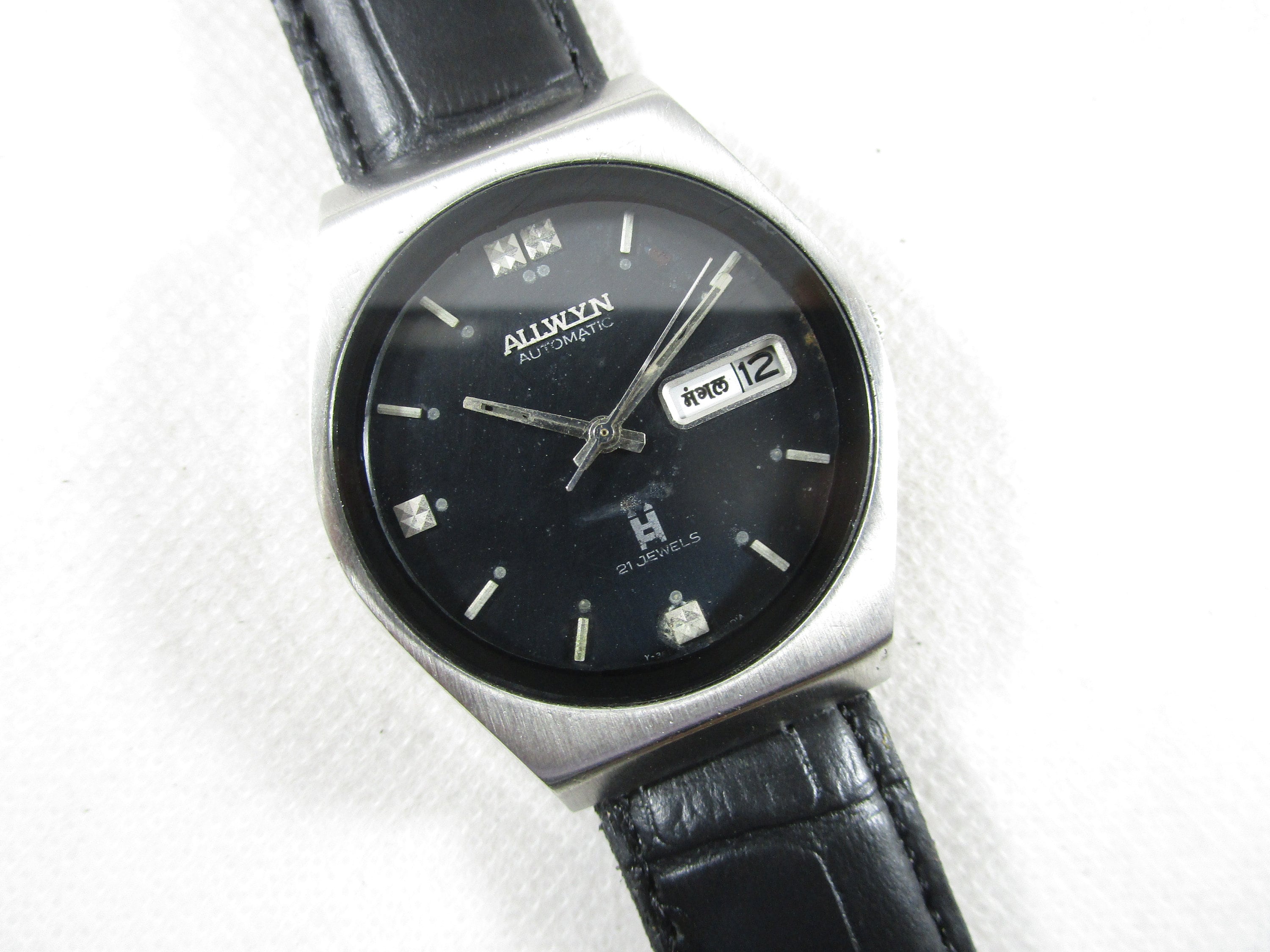 Original ALLWYN 21 Jewels Automatic DAY DATE Japanese Wrist Gent's ...