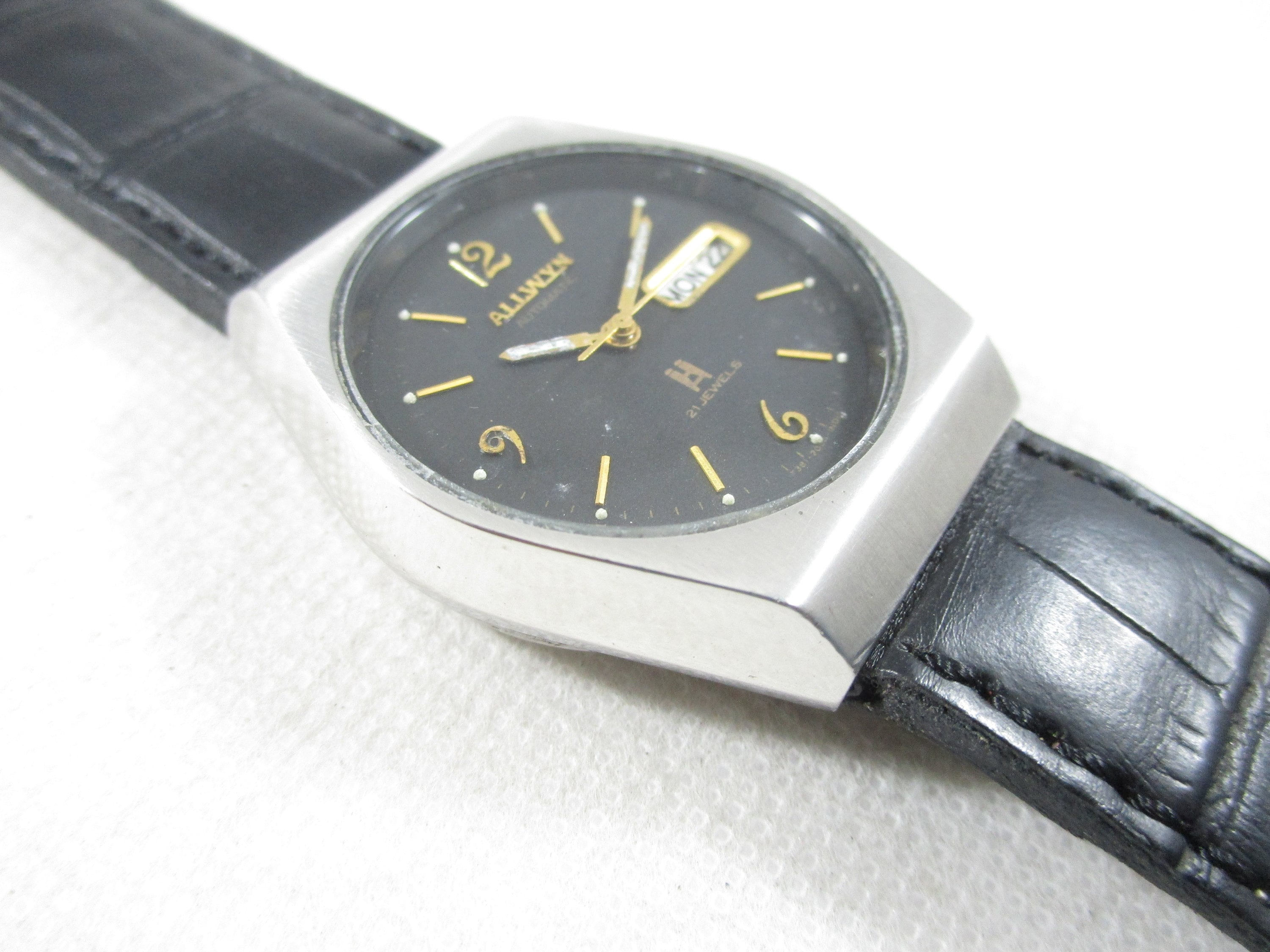 Original ALLWYN 21 Jewels Automatic Day-date Japanese Wrist Gent's ...