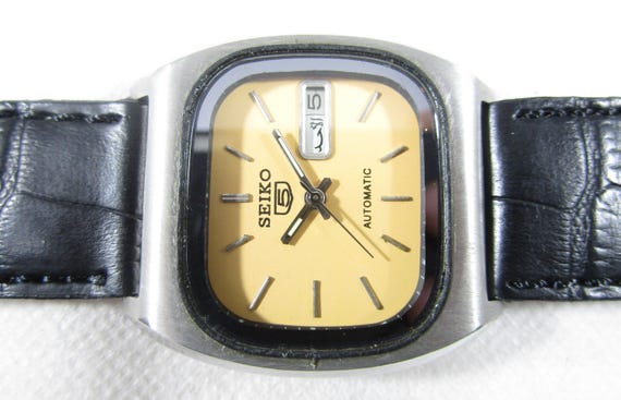 ORIGINAL SEIKO 5 Automatic Day Date Japanese Wrist Gent s Vintage Watch C238 Etsy Canada