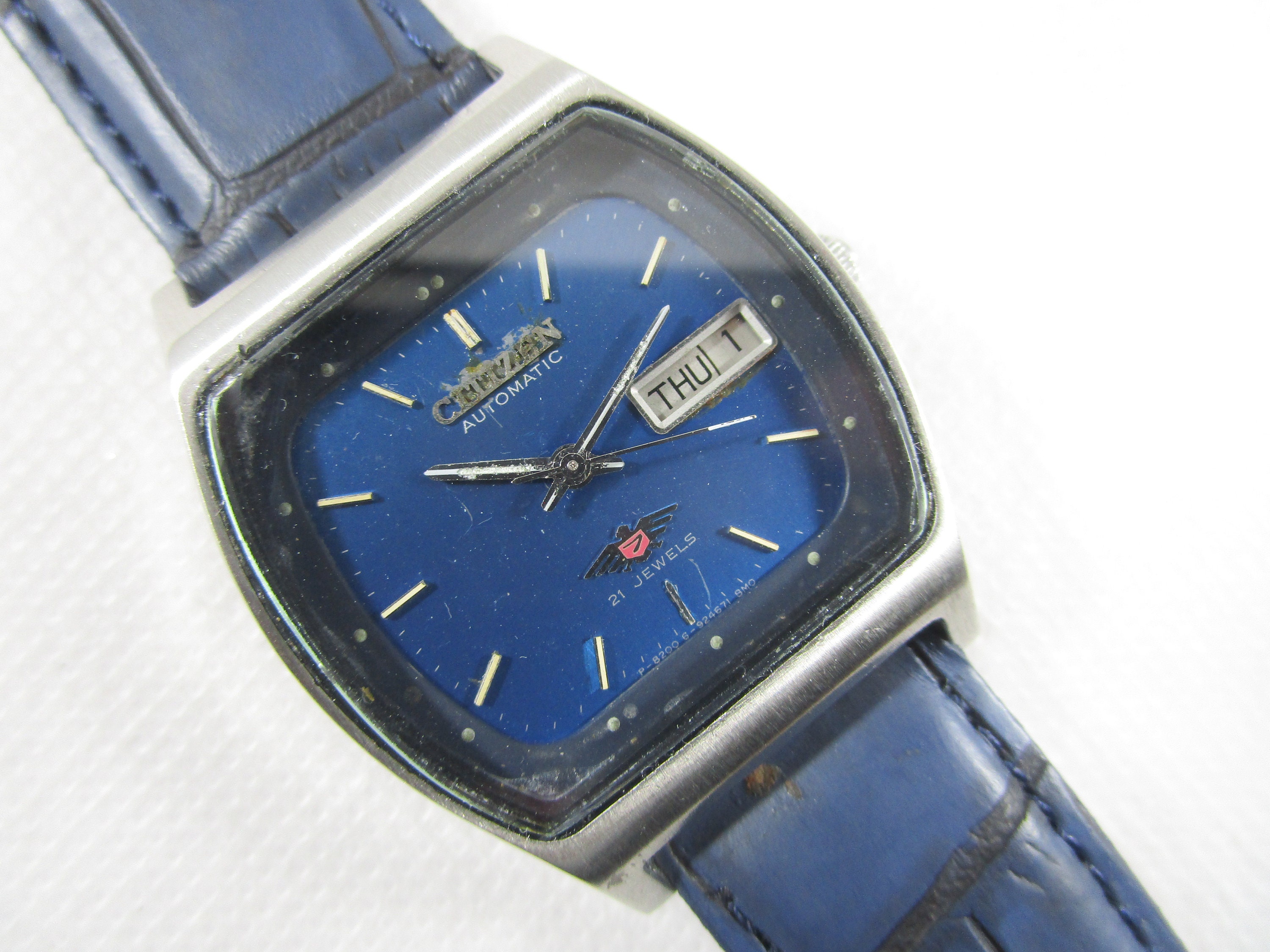 Original Vintage CITIZEN 21 Jewels 8200 Automatic Day-date Japan