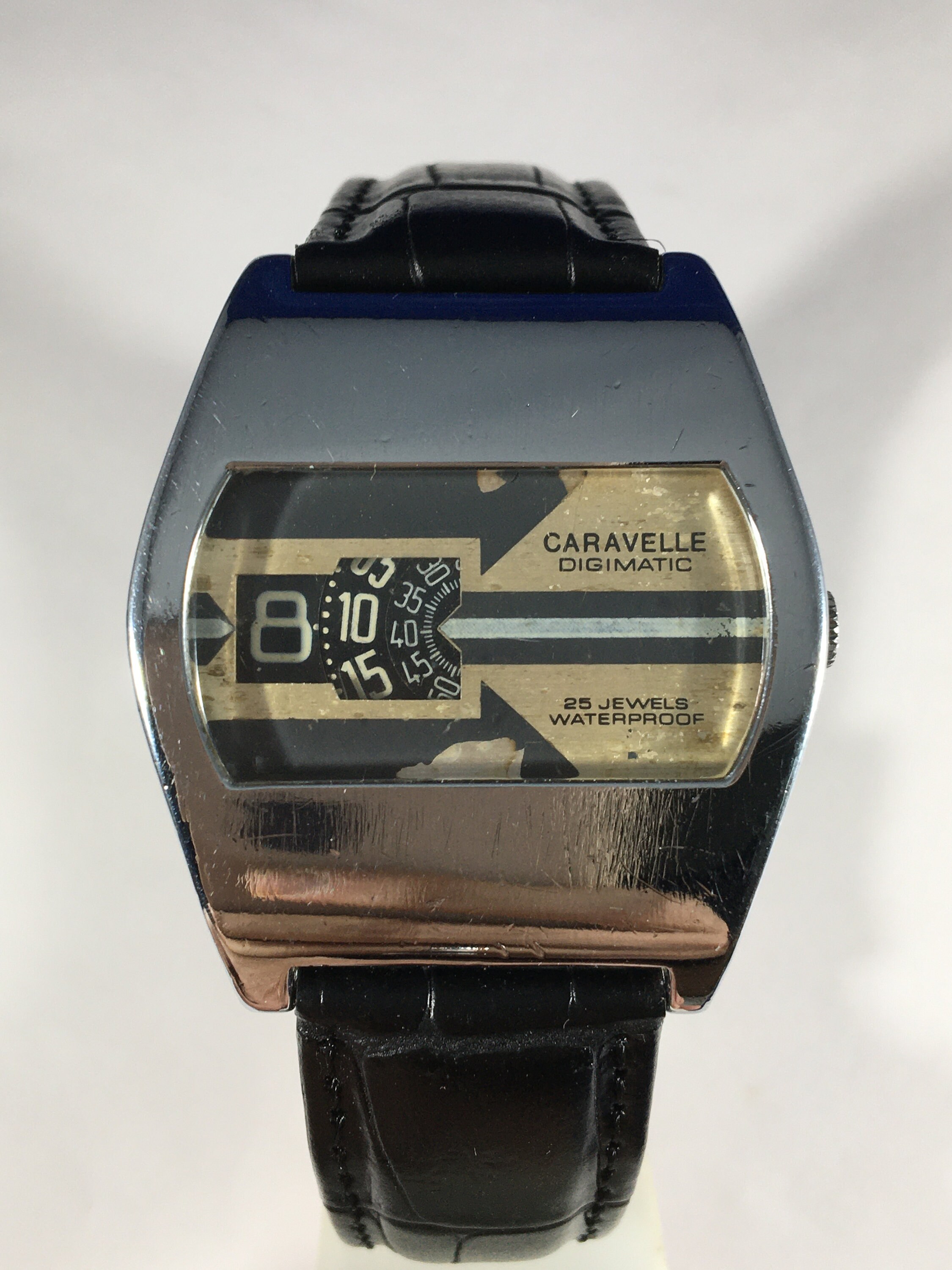 Authentic Vintage CARAVELLE Digimatic 25J JUMP HOUR Automatic Original Face Swiss Pre owned Watch T55 Etsy