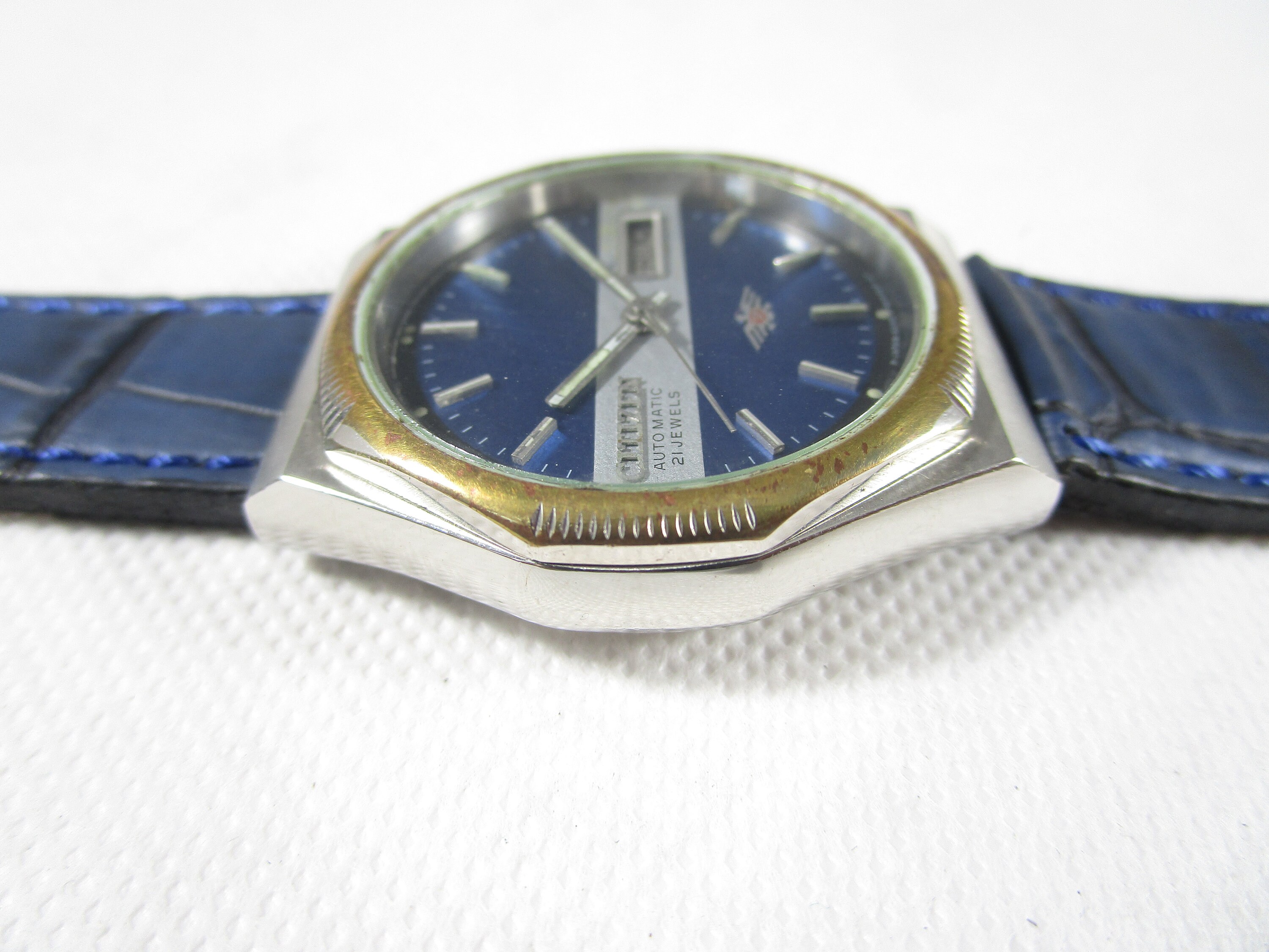 Original Vintage CITIZEN 21 Jewels Automatic Day Date Japan Made