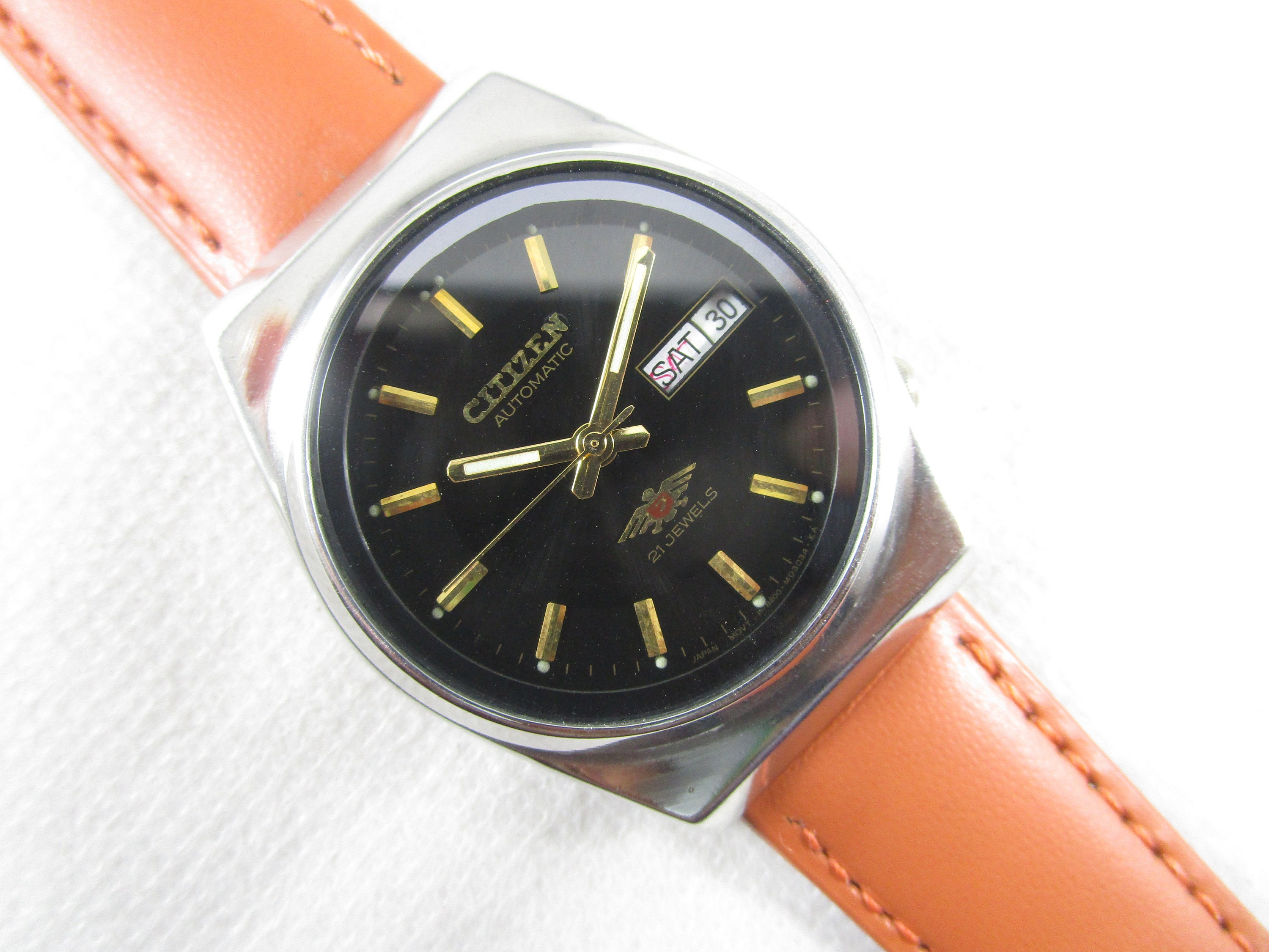 Vintage CITIZEN 21 Jewels Automatic Day-date Steel Case Japan Made