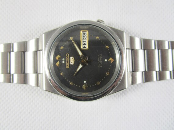 SEIKO5（セイコー5）デイデイト自動巻き腕時計【7S26-3100