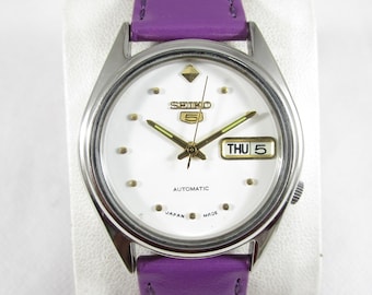 ORIGINAL SEIKO 5 Automatic 21 Jewels Day Date Japanese Wrist