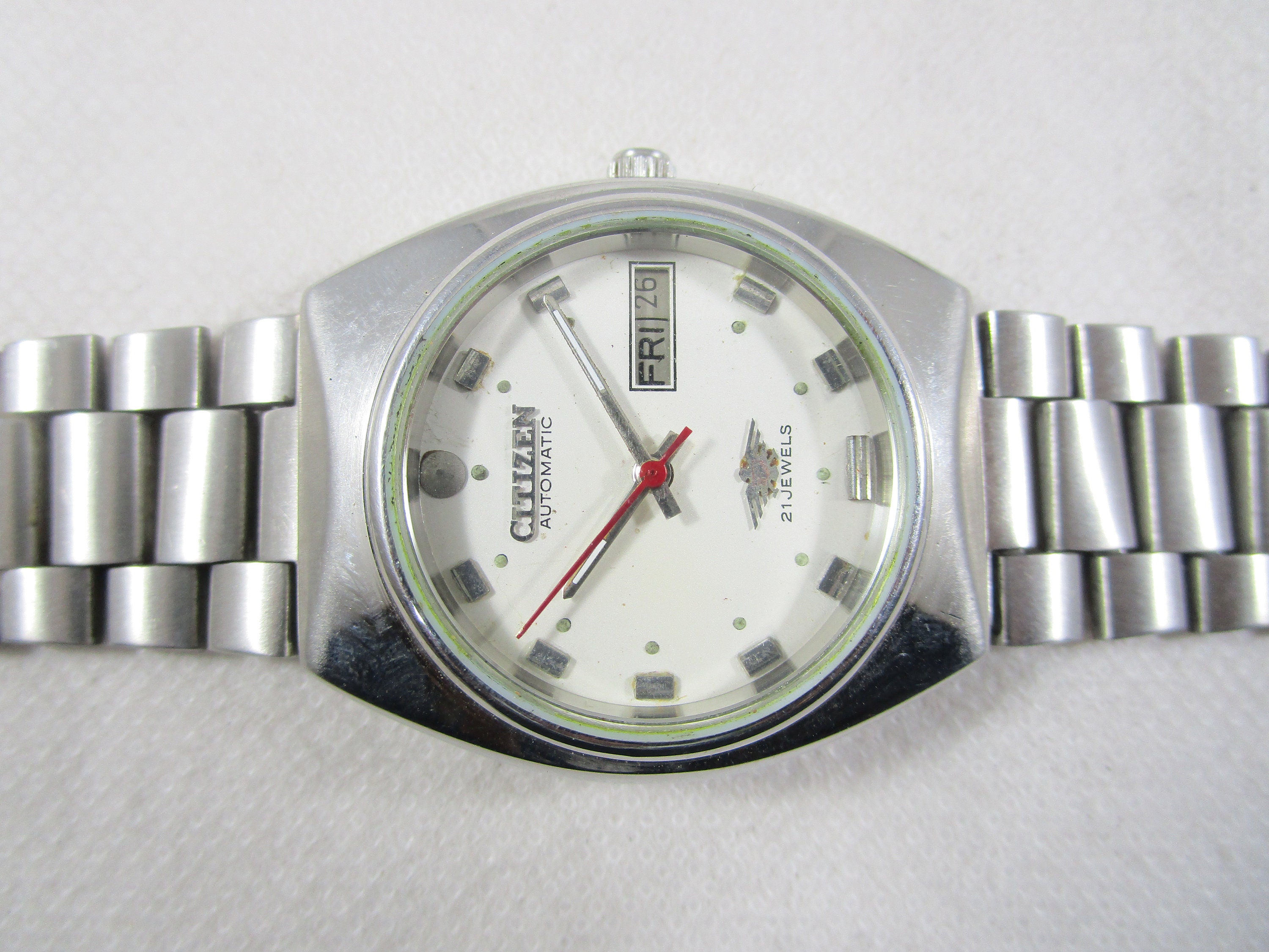 Vintage CITIZEN 21 Jewels Automatic Day Date Japanese Wrist Gent's