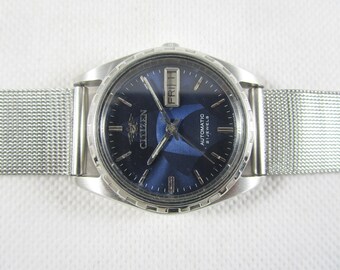 vintage an・an no.21 Vintage CITIZEN 21 Jewels Automatic Day Date Japan Made Watch