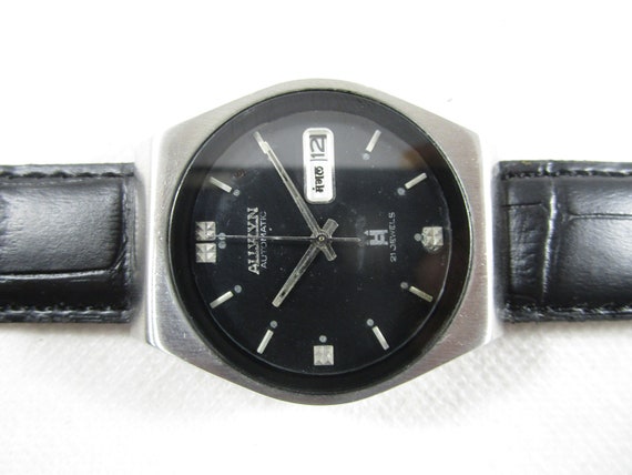Buy Original ALLWYN 21 Jewels Automatic DAY DATE Japanese Wrist
