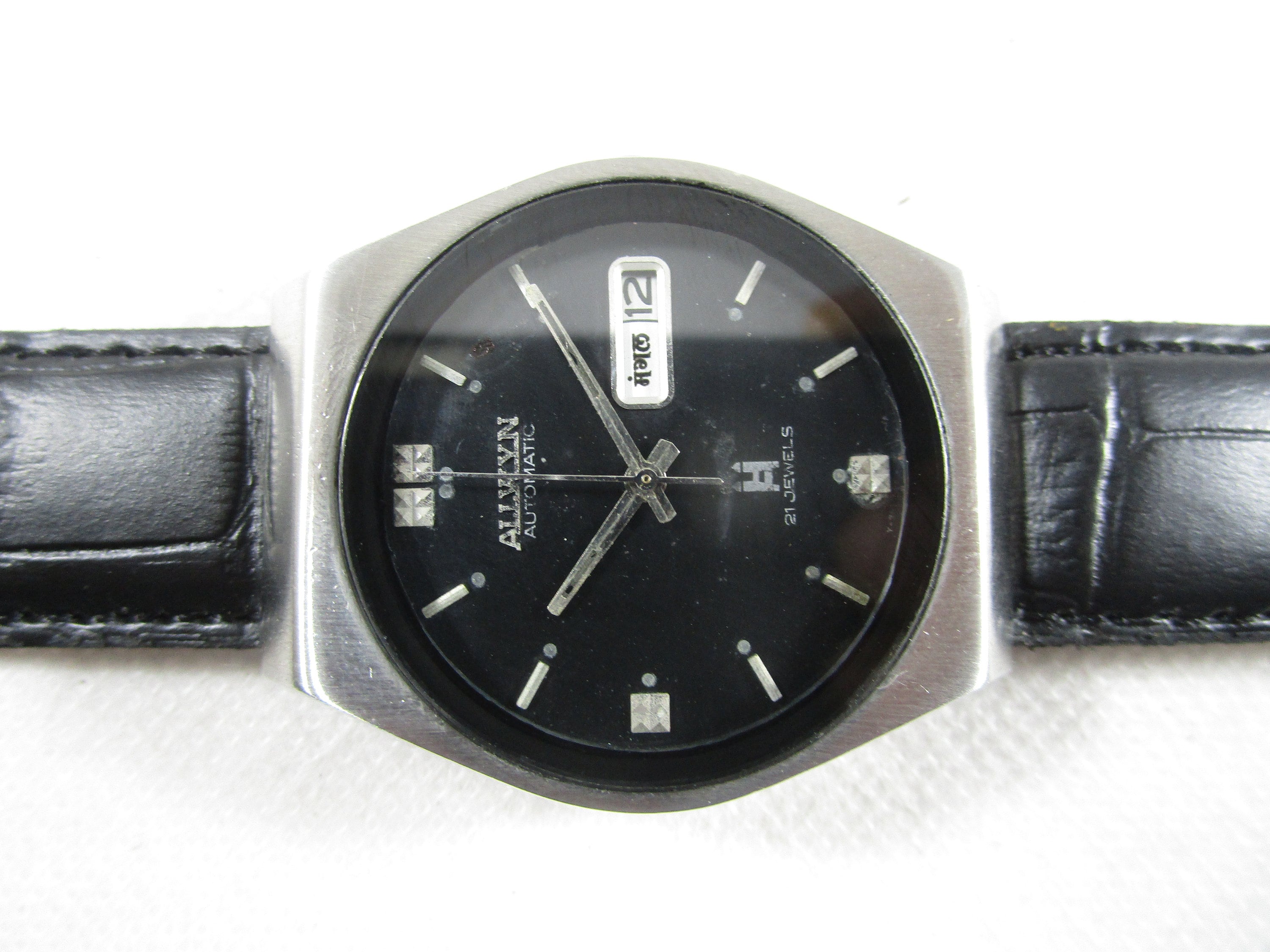 Original ALLWYN 21 Jewels Automatic DAY DATE Japanese Wrist Gent's ...