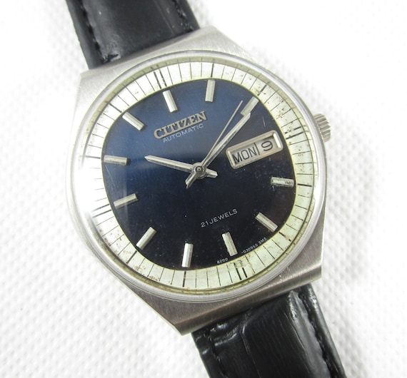 ア*O様 CITIZEN AUTOMATIC 21JEWELS 本体 Original Vintage CITIZEN 21jewels Automatic Day-date Japan Made