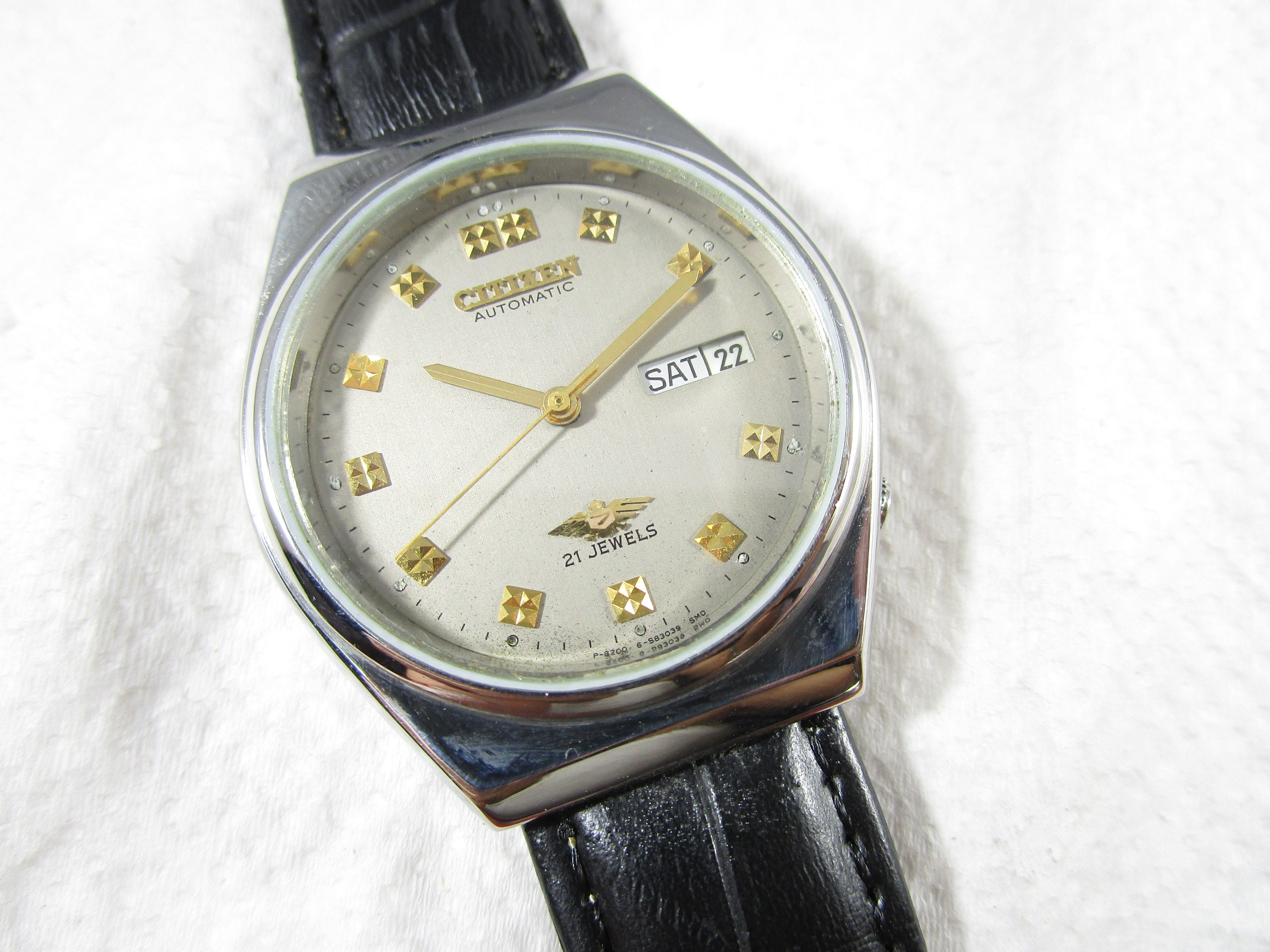 Original Vintage CITIZEN 21 Jewels Original Grey Dial