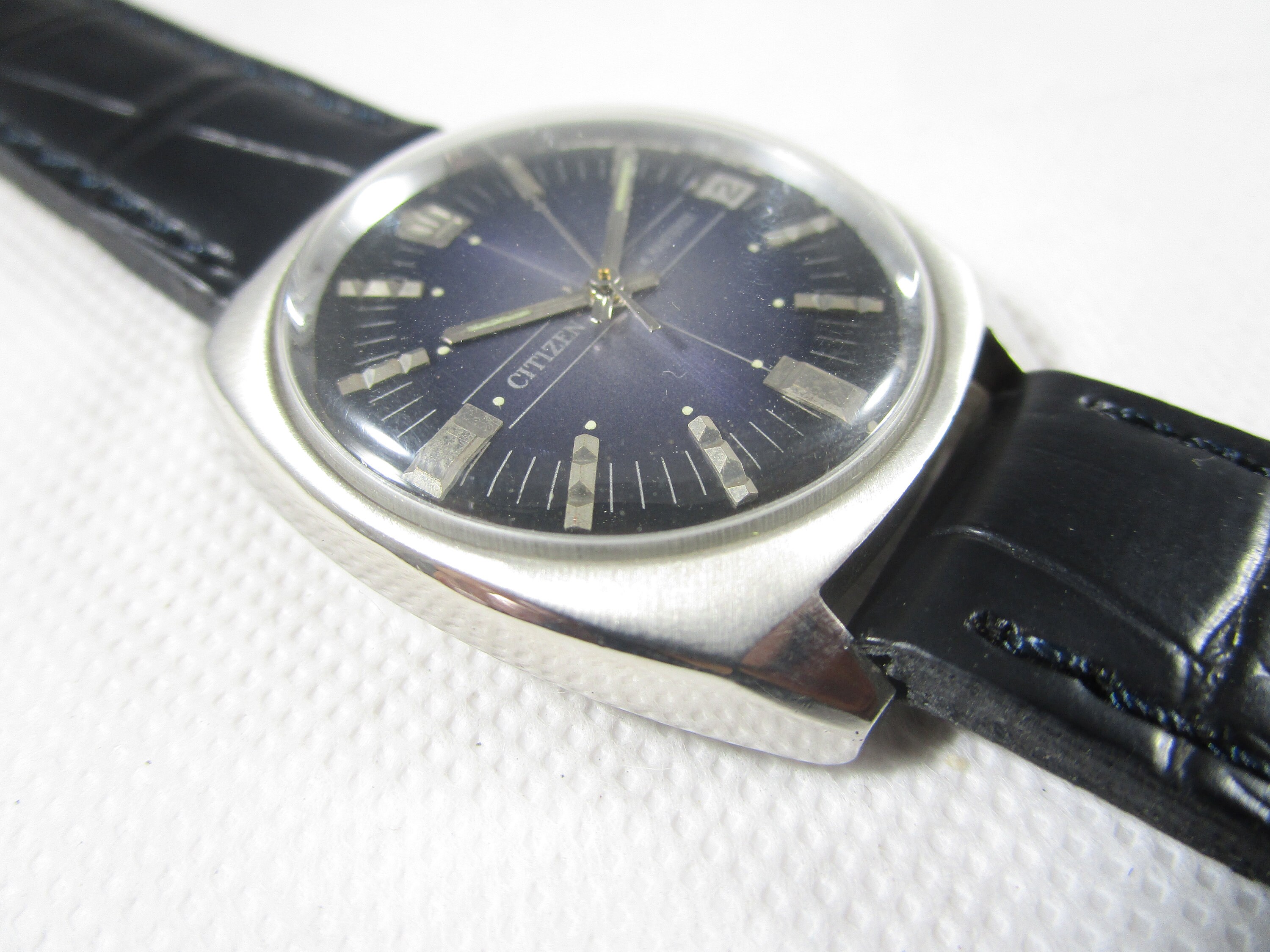 Original Vintage CITIZEN New Master22 Date HAND WINDING Japan Made Original Vintage CITIZEN New Master22 Date HAND WINDING Japan Made