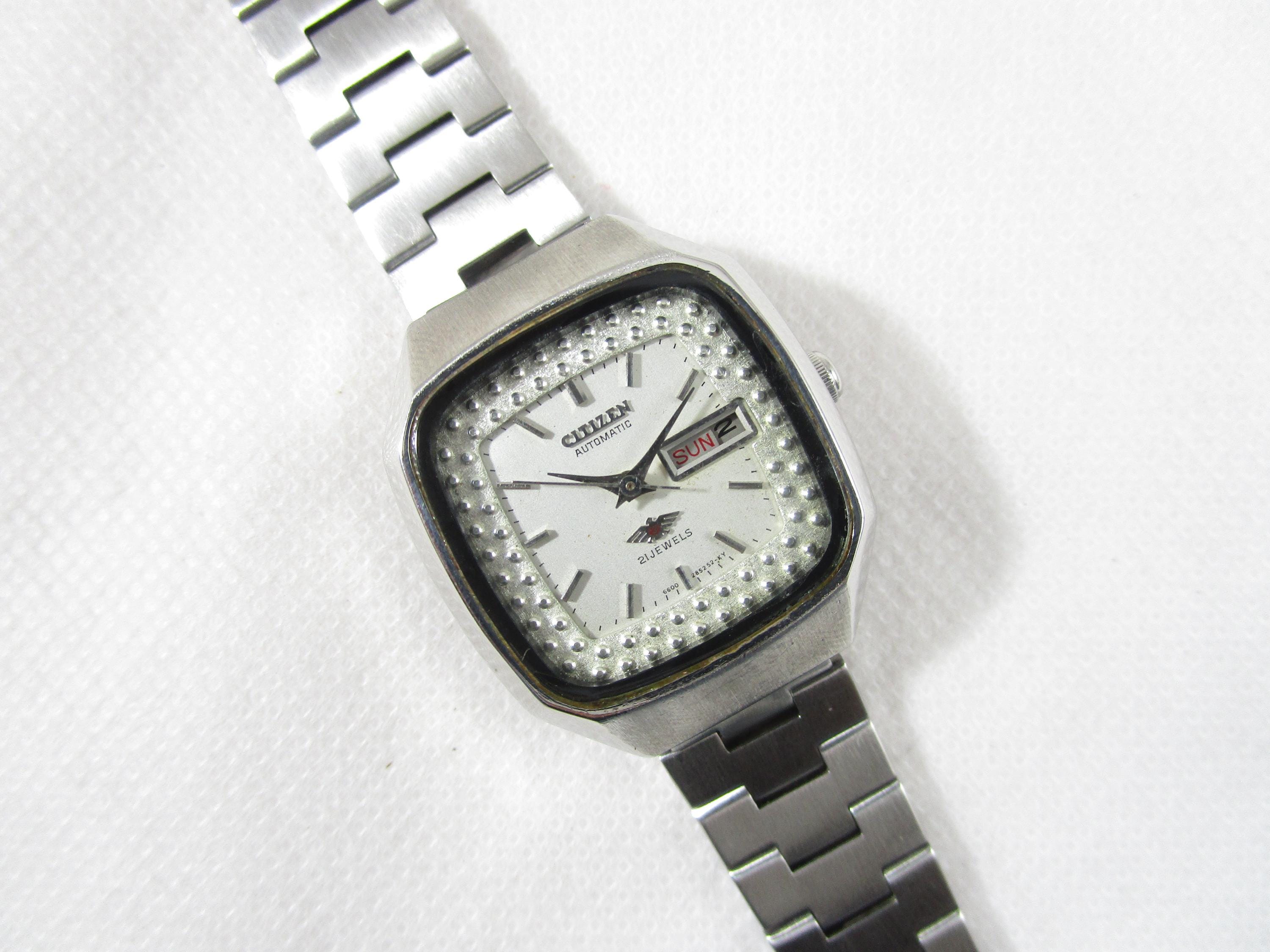 Vintage CITIZEN 21 Jewels Automatic Day Date Japanese Wrist WOMEN
