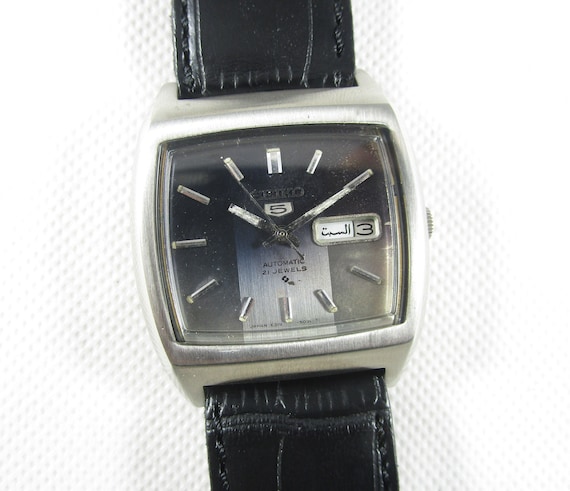 Original SEIKO 5 6319 Automatic 21 Jewels Japanese Original Dial Wrist Gent s Vintage Watch Z908 Etsy Canada
