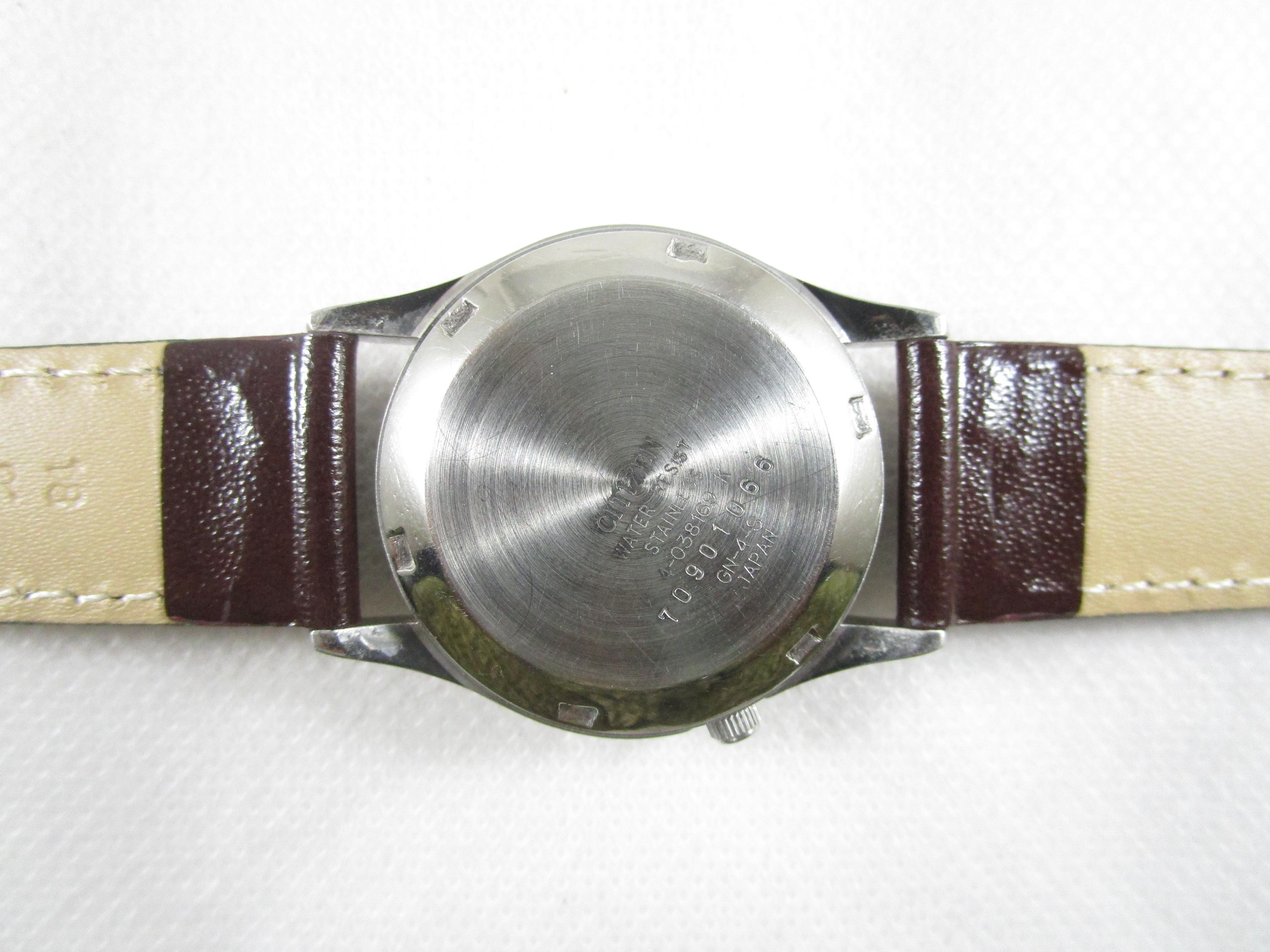 Vintage CITIZEN 21 Jewels Automatic Day Date Japan Made Watch