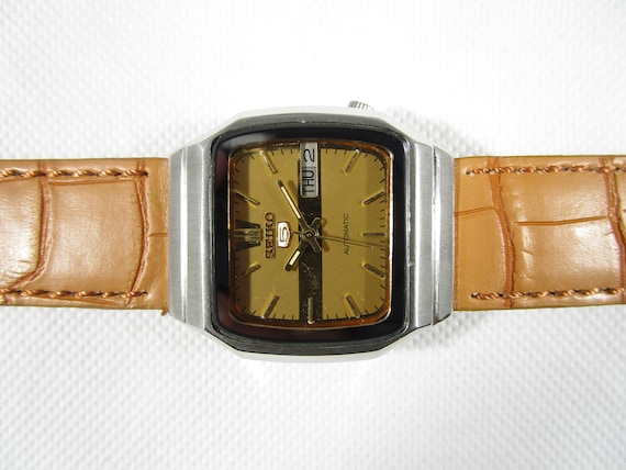 Original VINTAGE SEIKO 5 Day Date Automatic Japan Mad Gem