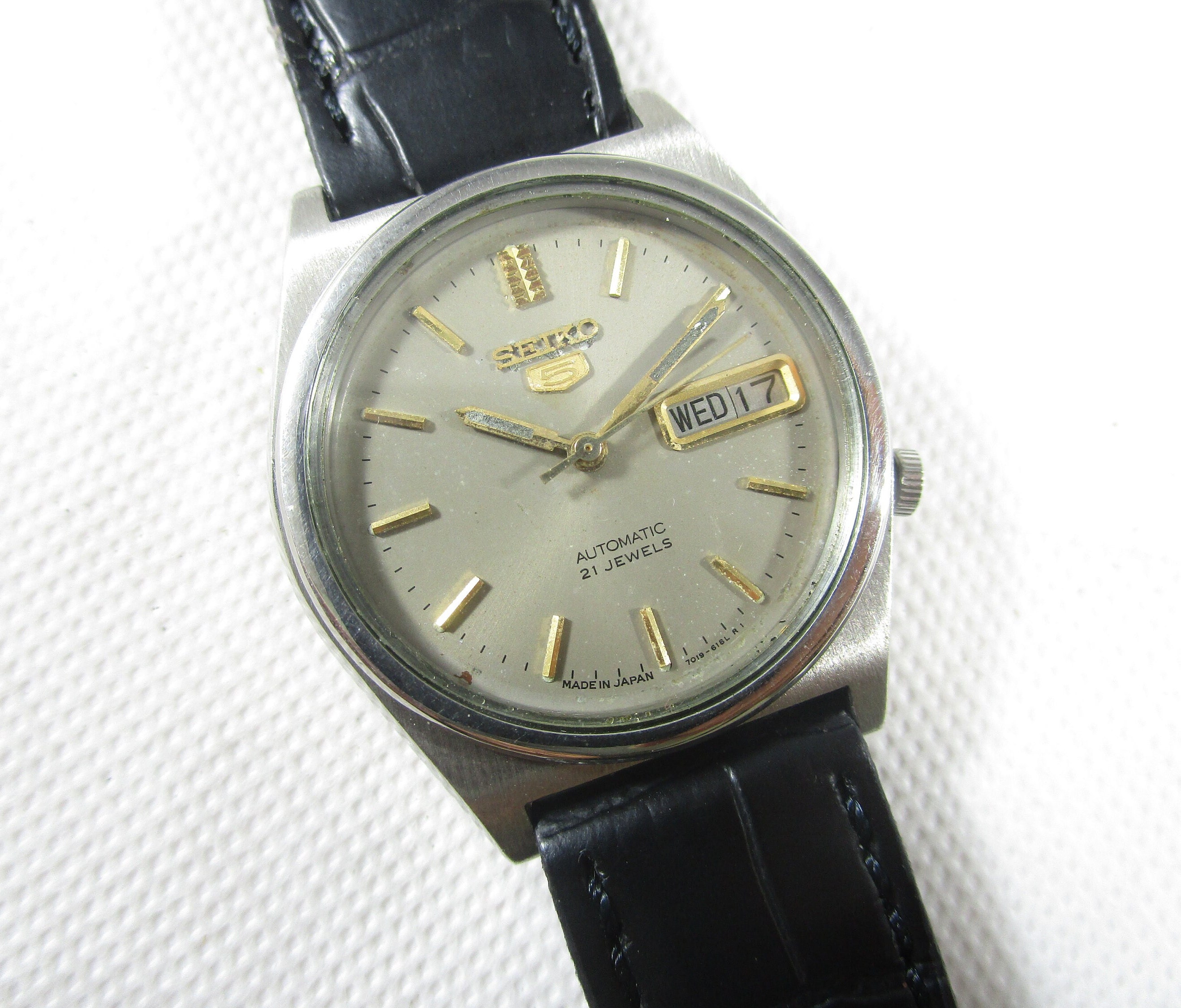 Original seiko 5 automatic 21 jewels hotsell