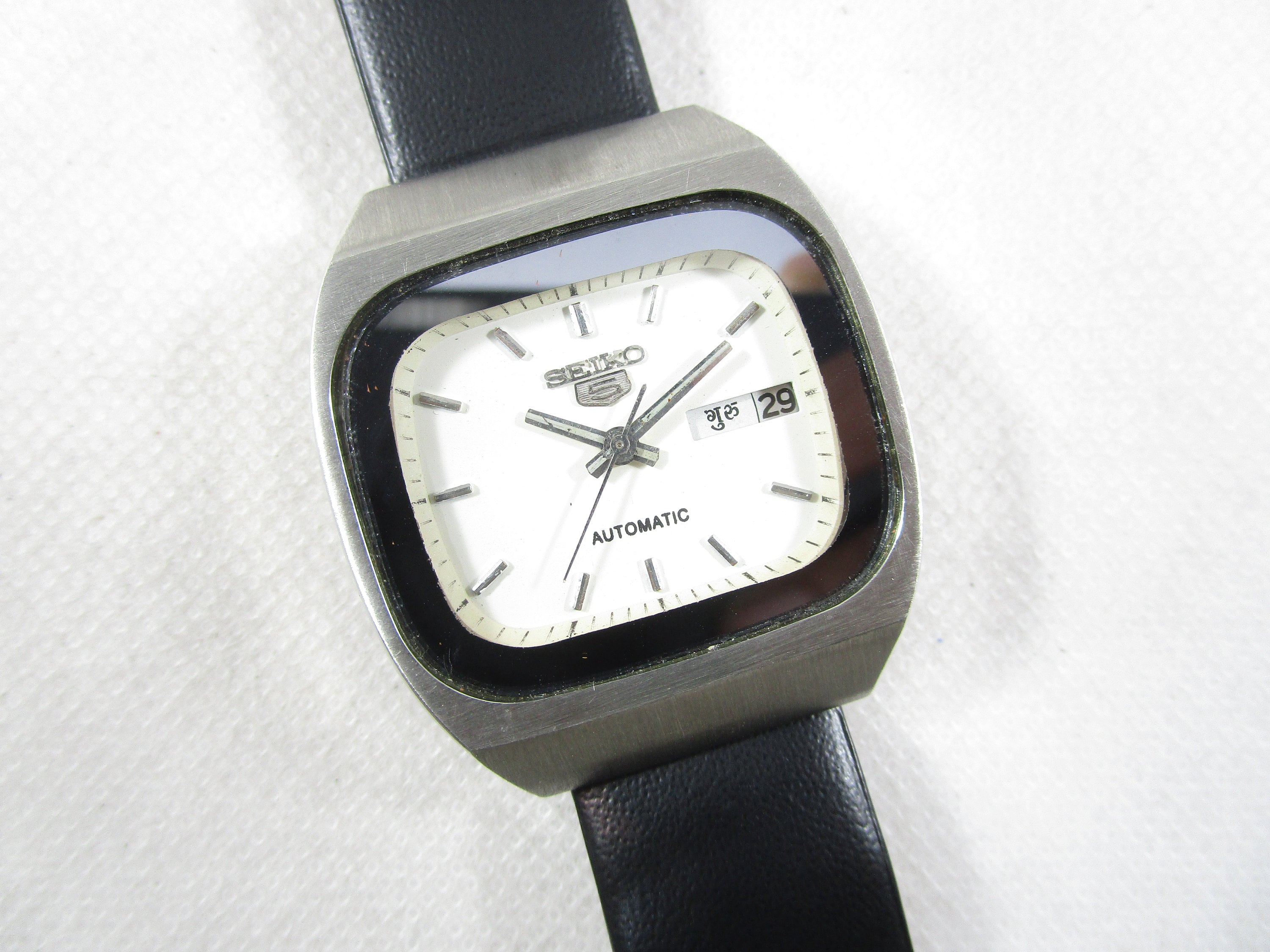 Vintage SEIKO 5 Automatic Day Date Japanese Wrist Gent's Vintage