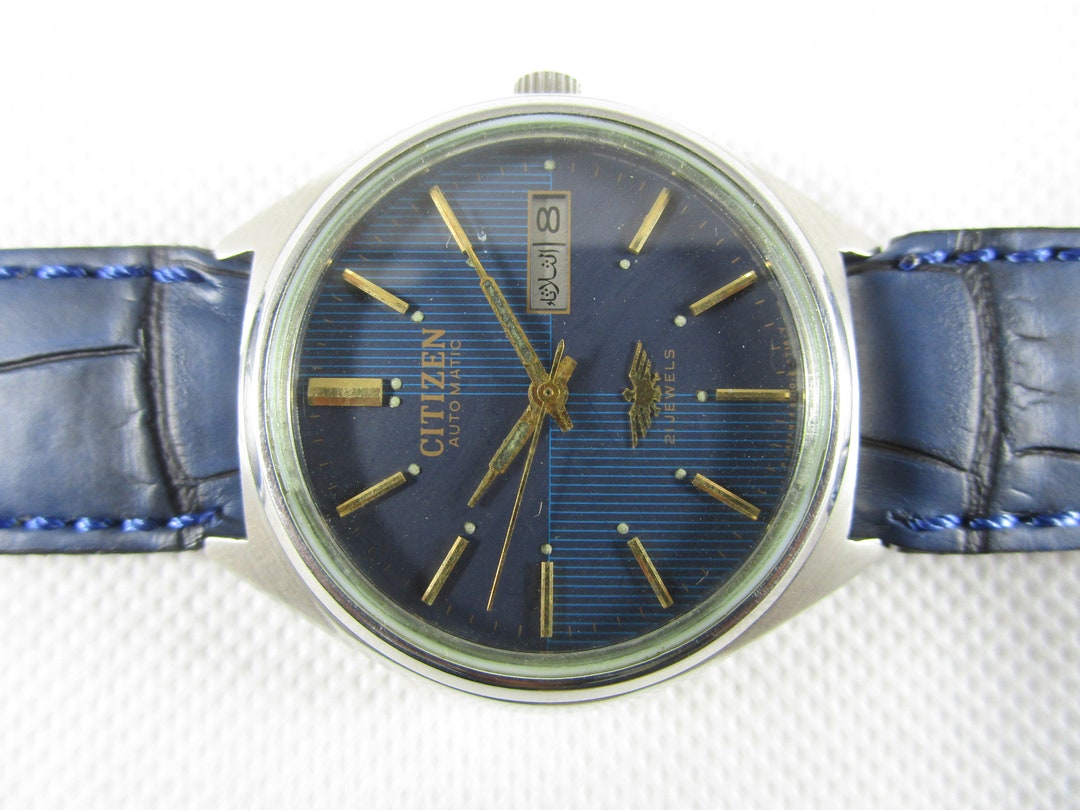 Original Vintage CITIZEN 21 Jewels Automatic Day-date Steel Case