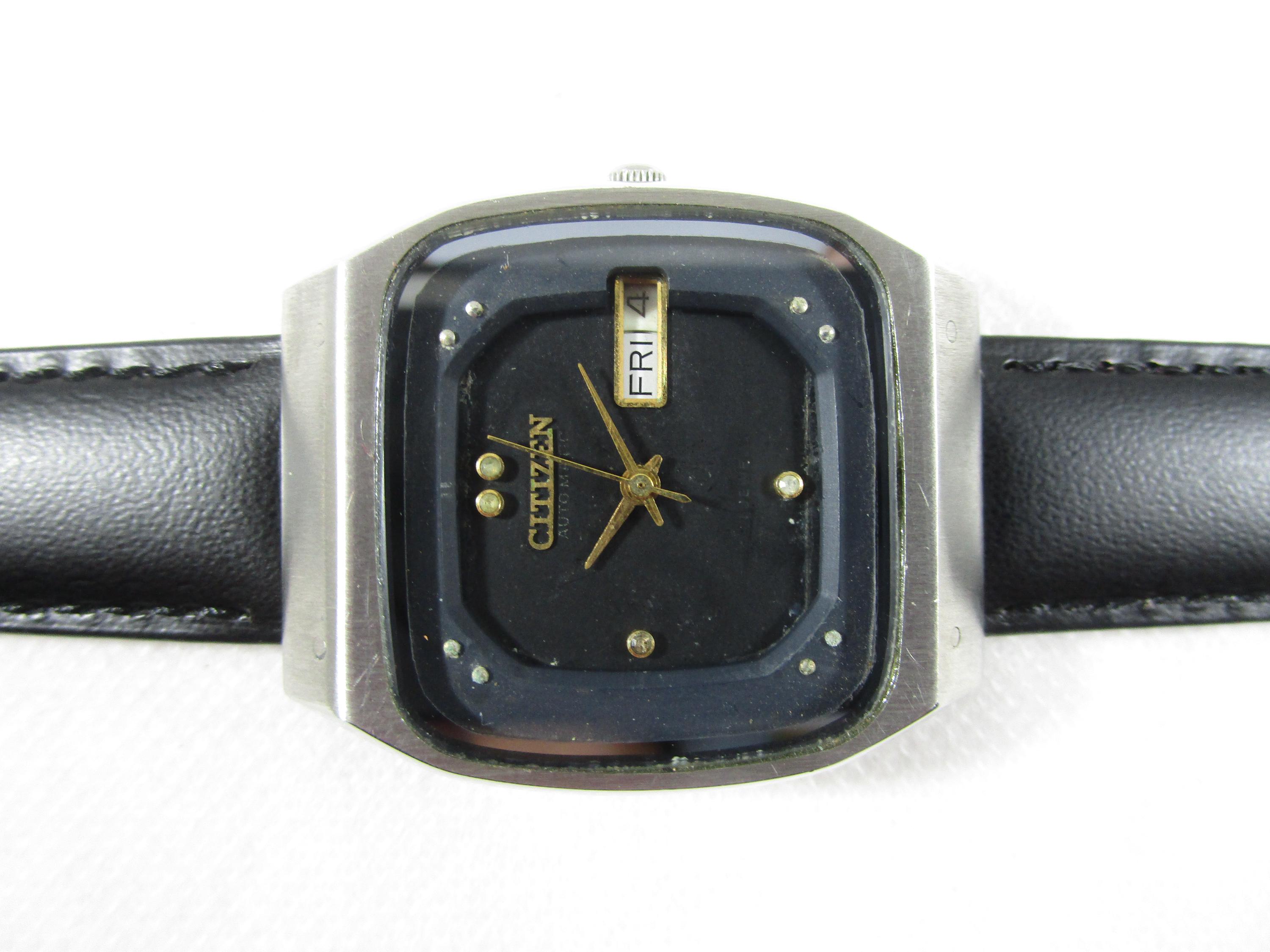 Vintage CITIZEN 21 Jewels Automatic Day Date Japan Made Watch