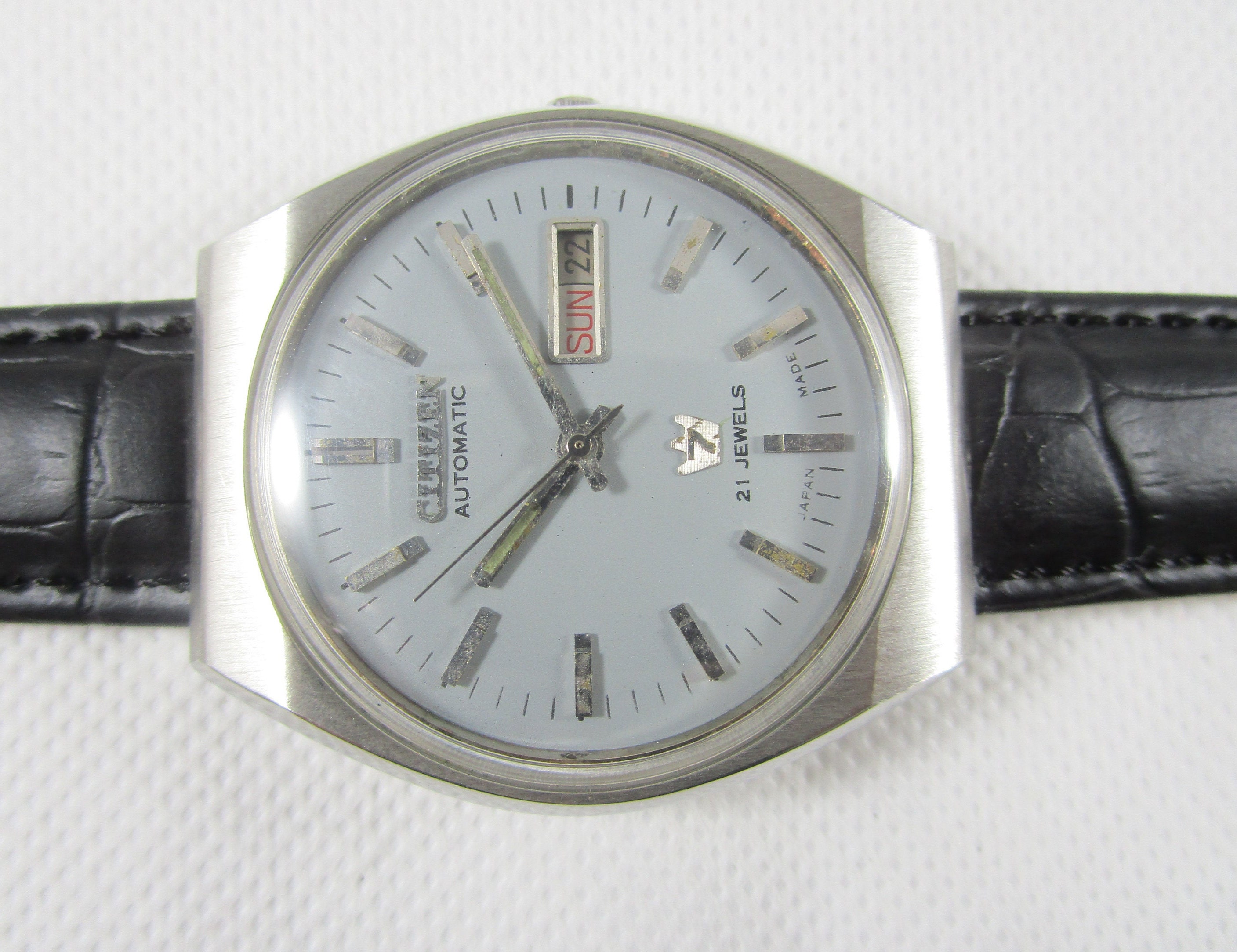 Original Vintage CITIZEN 21 Jewels Automatic Day-date Japan Made