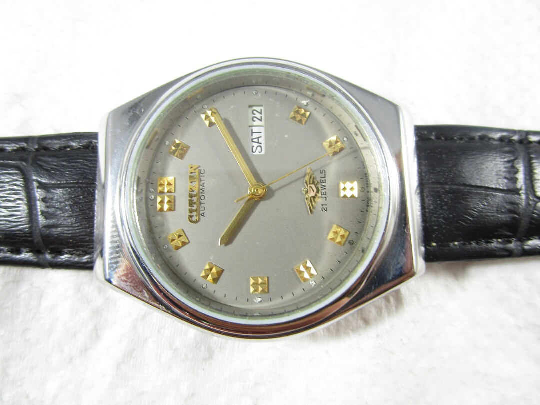 JA-2045| シチズン センターセコンド Cマーク ツートンダイヤル
