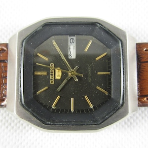 Orologio da polso automatico originale VINTAGE SEIKO con 5 giorni e data, prodotto in Giappone n. Z452