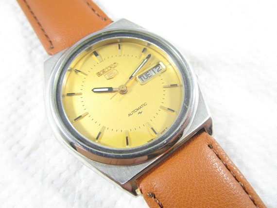 Original 100% Auth VINTAGE SEIKO 5 17J 7009A Automatic - Etsy Hong Kong