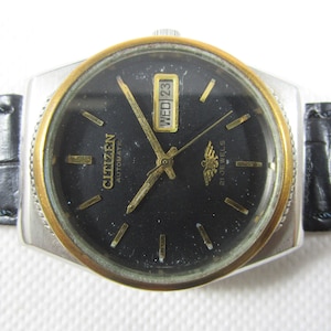 Stock Clearance Original Vintage CITIZEN 21 Jewels Automatic Day-Date Japan Made Watch #Z27
