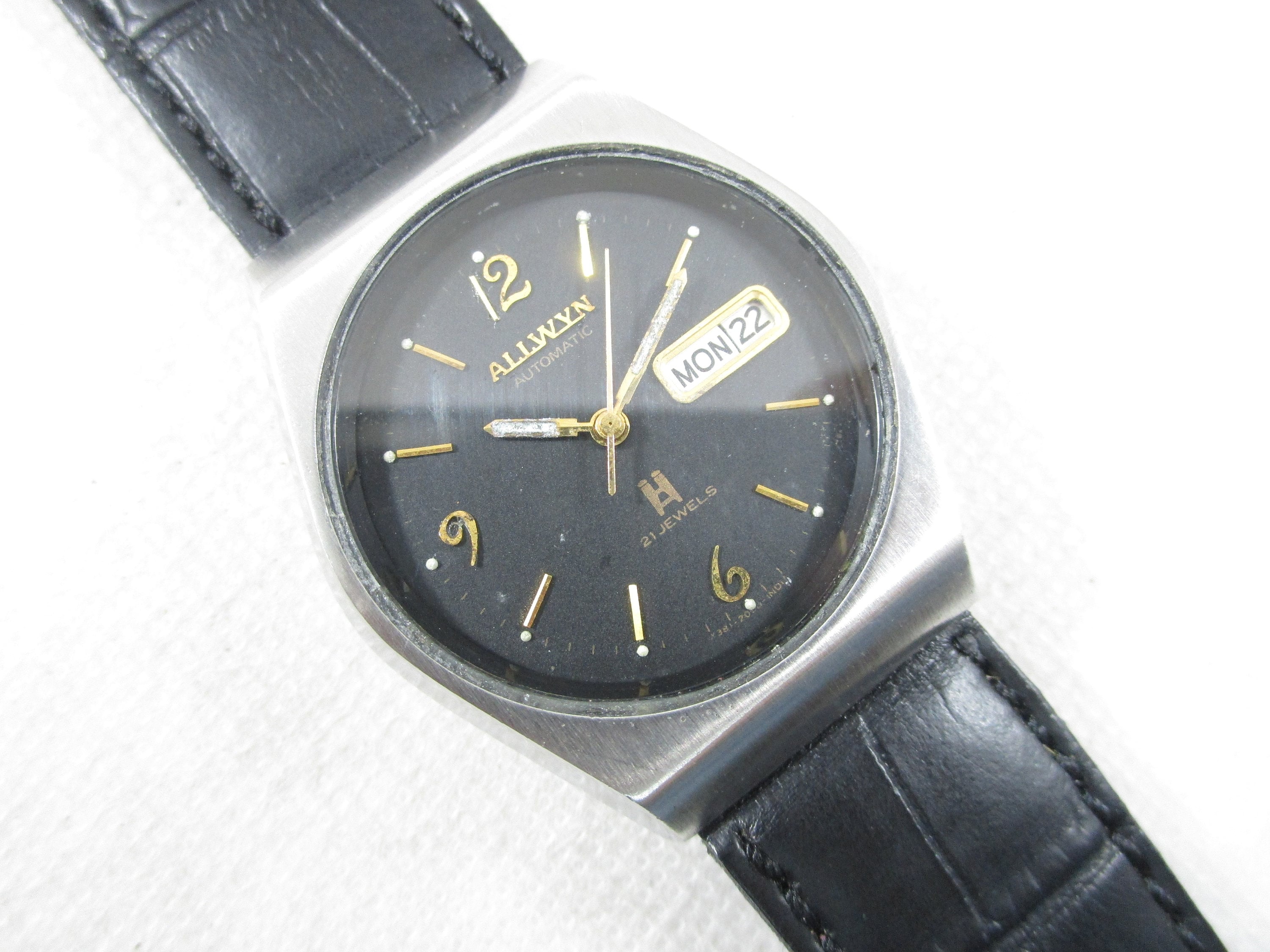 Original ALLWYN 21 Jewels Automatic Day-date Japanese Wrist Gent's ...