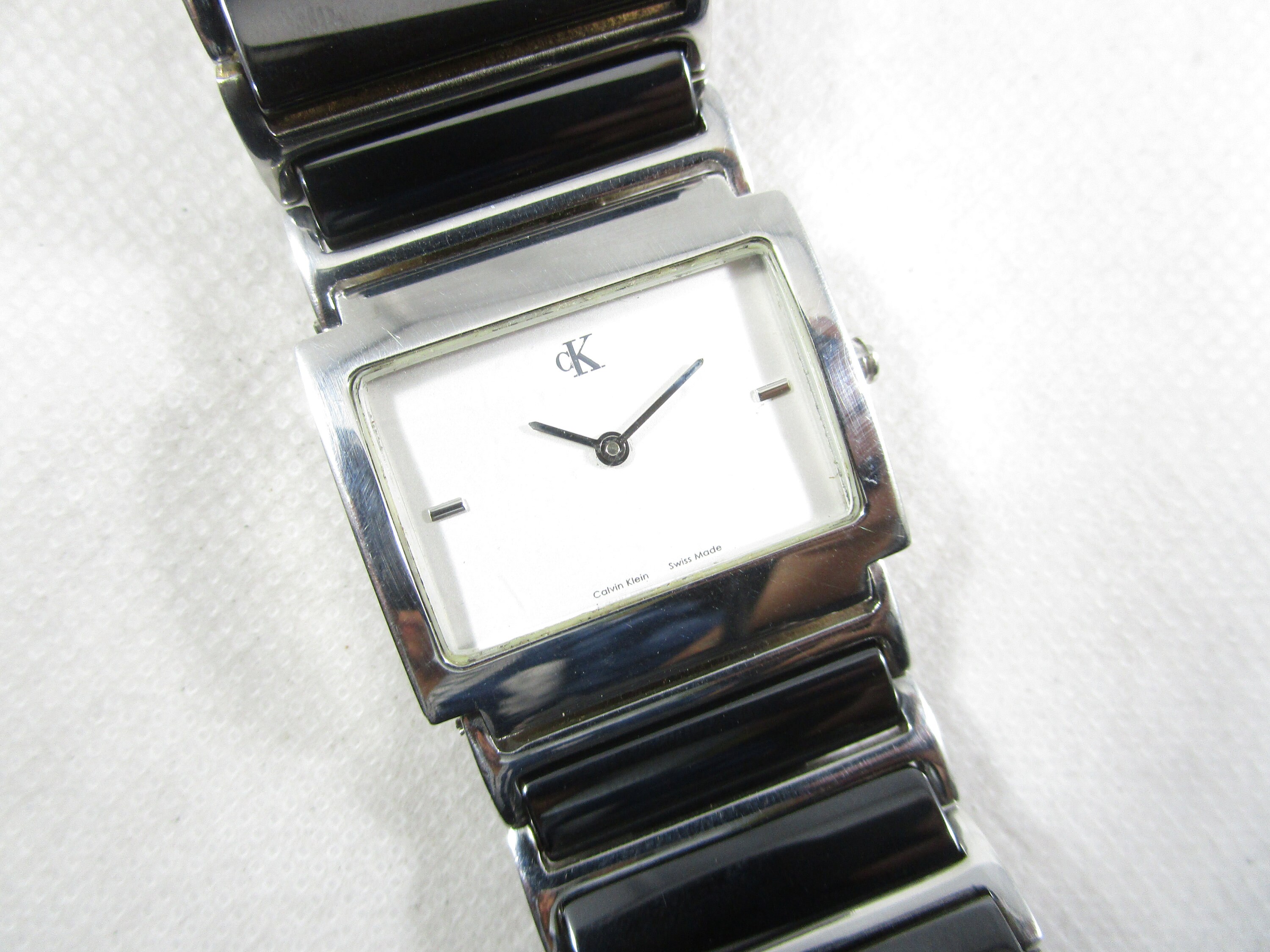 ck☆ Vintage CK Calvin Klein K04281 Quartz Swiss Made Steel #Z669 - Etsy