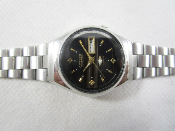 Women Vintage CITIZEN 21 Jewels Automatic Day Date Japanese Women Wrist Watch B656