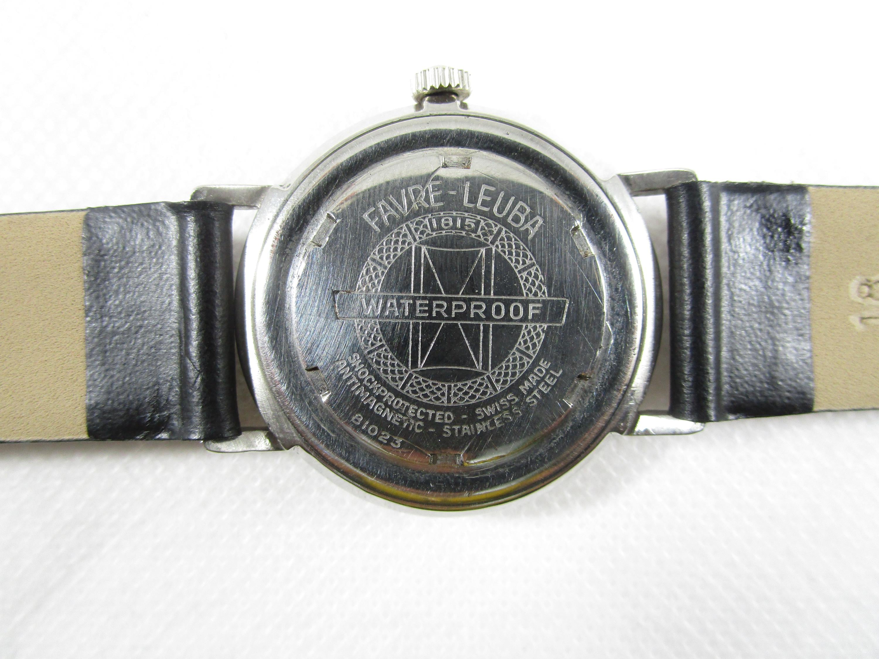 Original 100% Vintage FAVRE LEUBA GENEVE Twin Power Winding Swiss