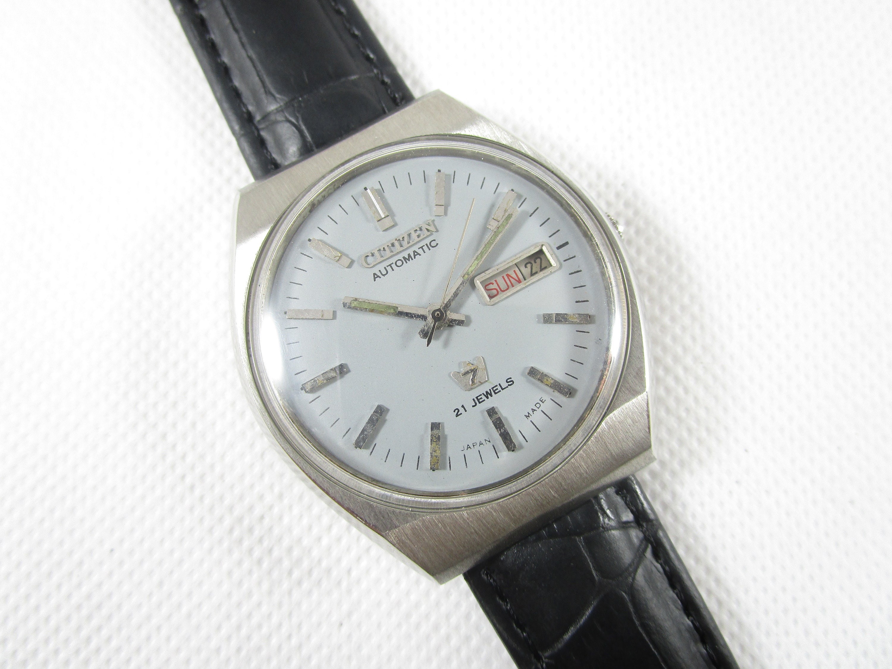 Original Vintage CITIZEN 21 Jewels Automatik Day-Date Japan Made