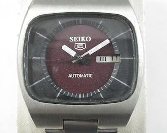 ORIGINAL SEIKO 5 Automatic Day Date Japanese Wrist Gent's Vintage