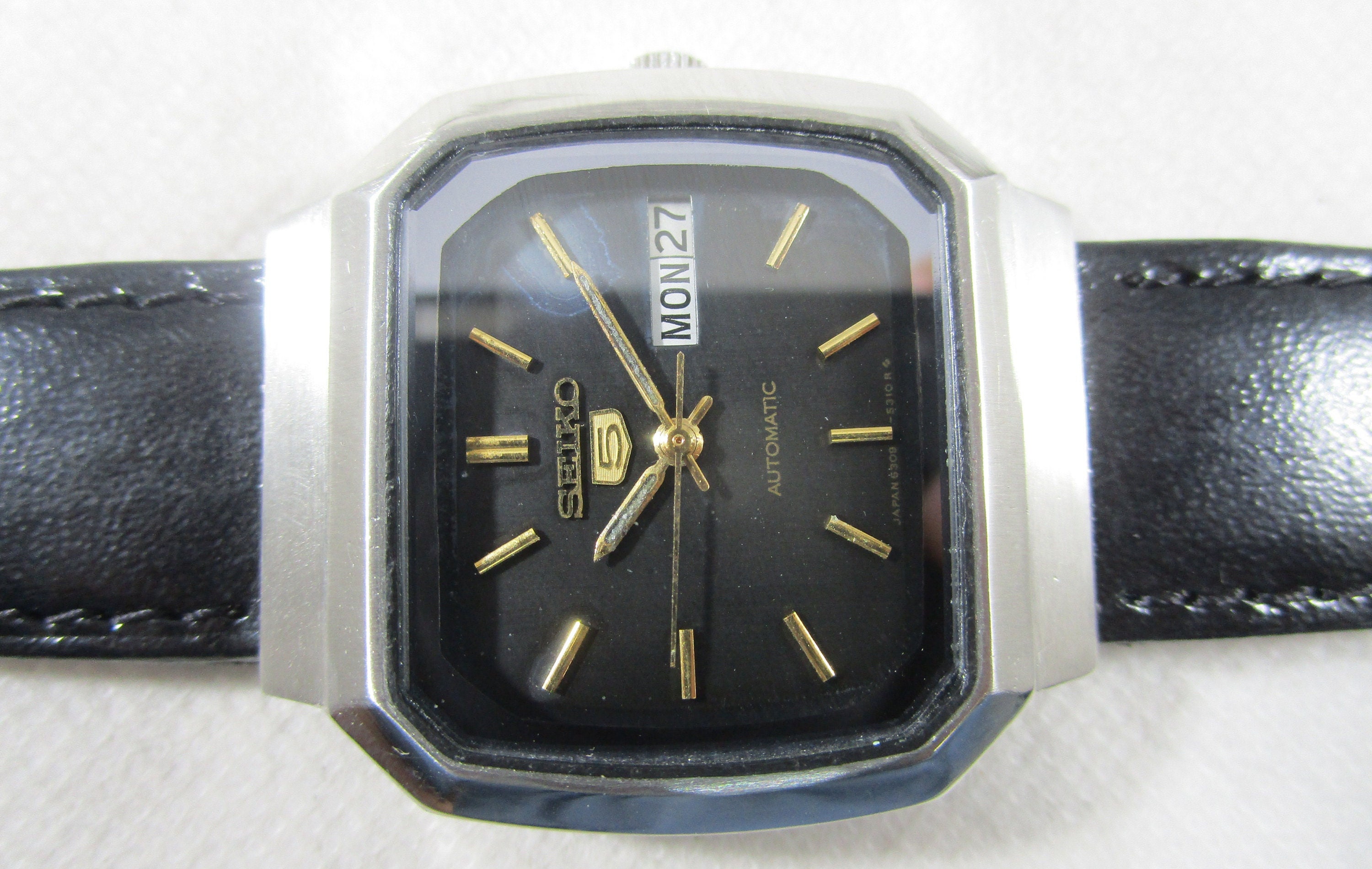 ORIGINAL SEIKO 5 Automatic Day Date japanische Armbanduhr im Vintage Stil Nr. B968 Etsy
