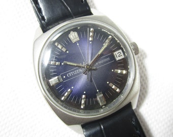 citizen 時計 NJ0220-52X Male Stainless steel green ø 38.5mm Citizen Onlineshop