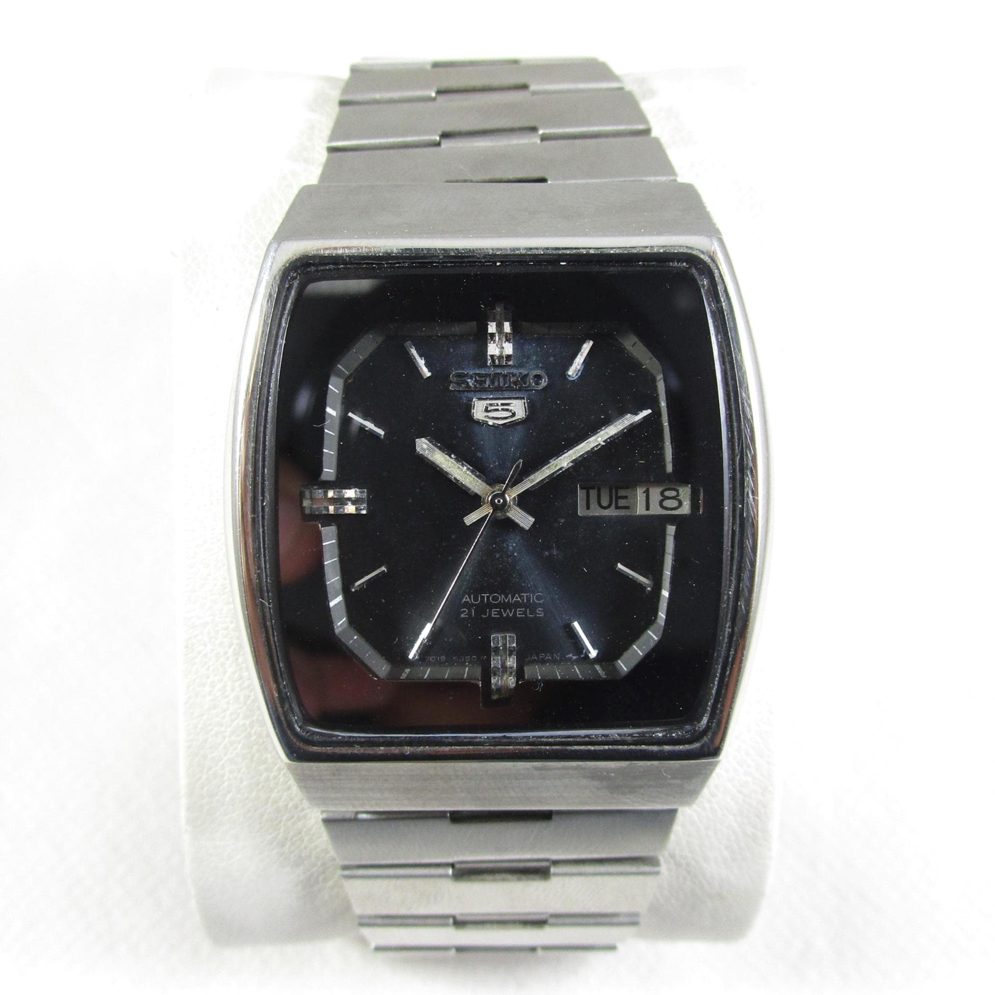 Original VINTAGE SEIKO 5 21 Jewels Day-date Automatic Japan Made