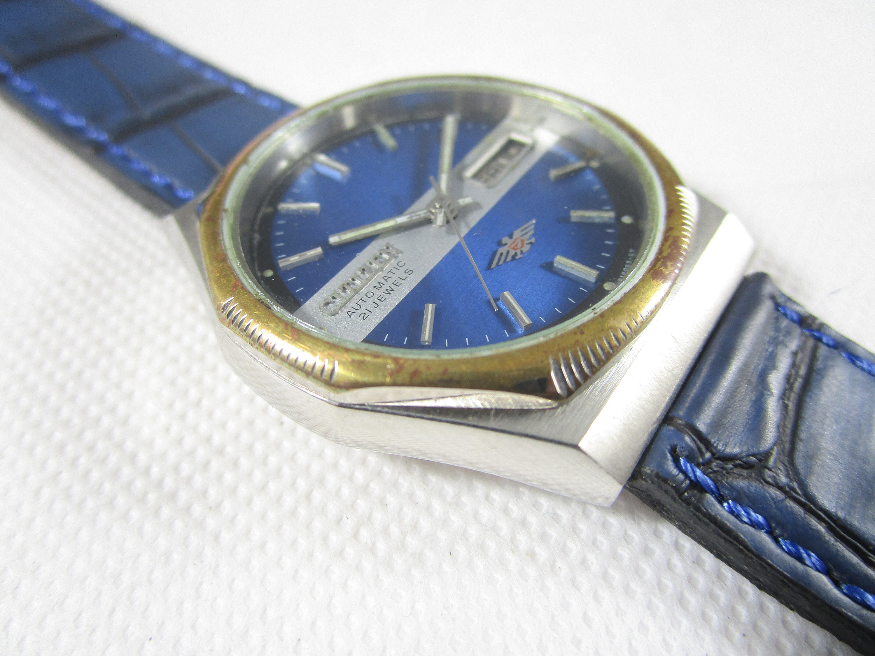 Original Vintage CITIZEN 21 Jewels Automatic Day Date Japan Made